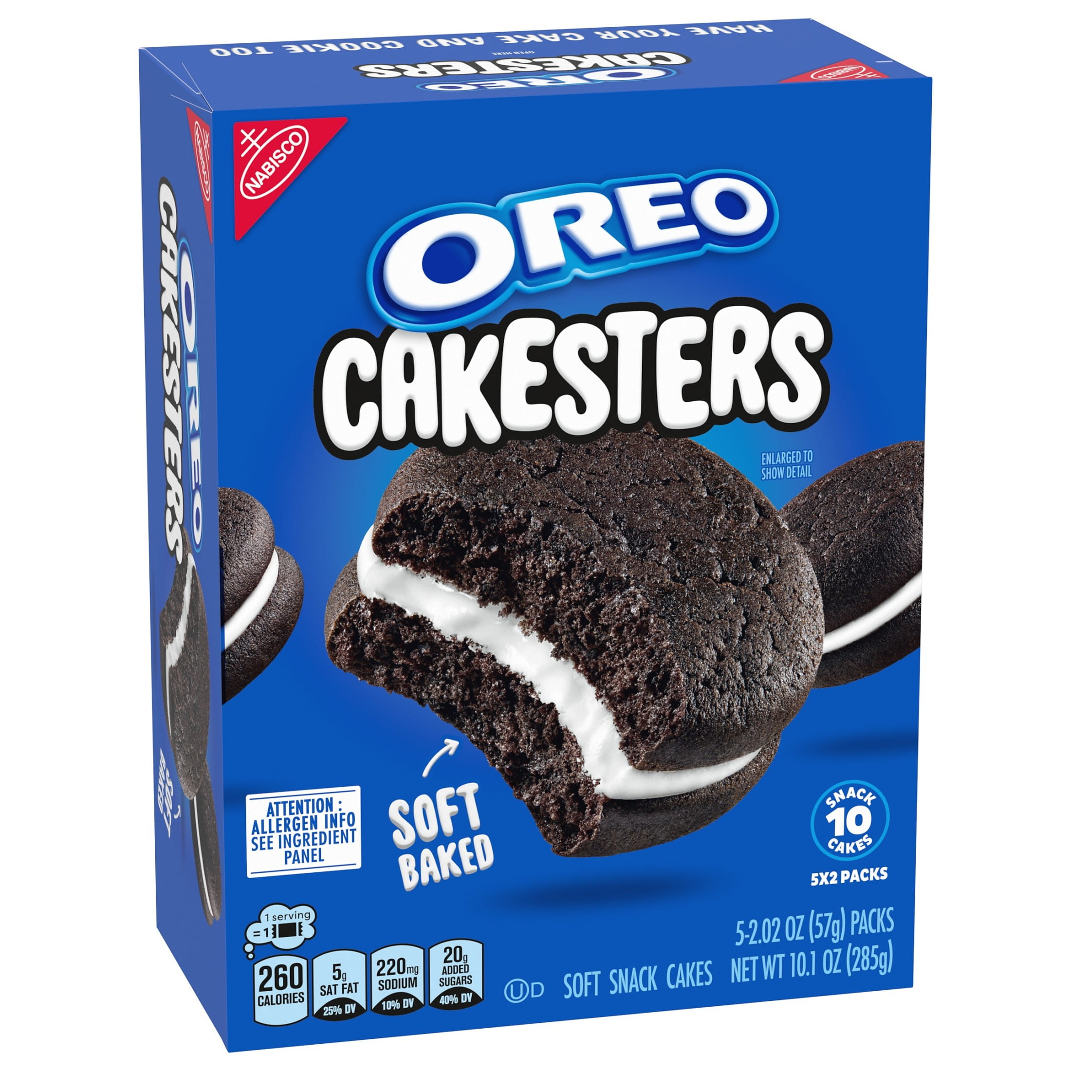 OREO Cakesters Soft Snack Cakes 5 2.02 oz Snack Packs