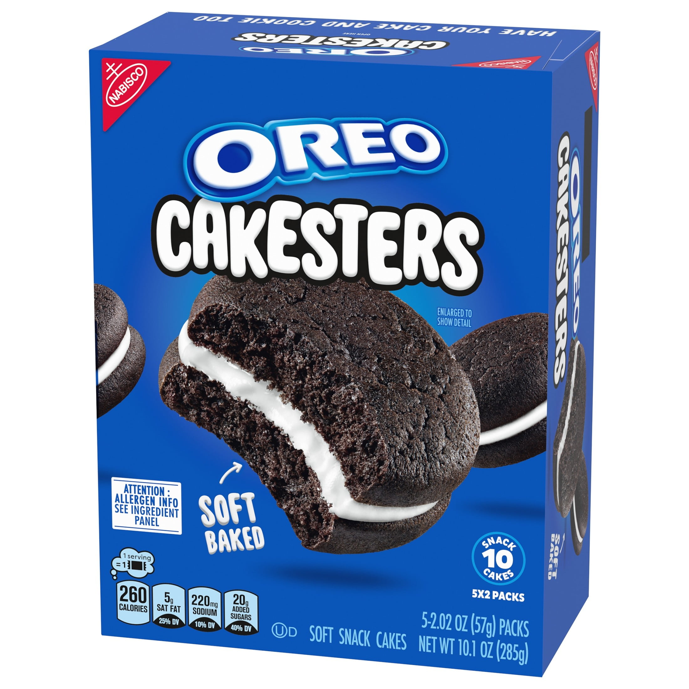 OREO Cakesters Soft Snack Cakes 5 2.02 oz Snack Packs