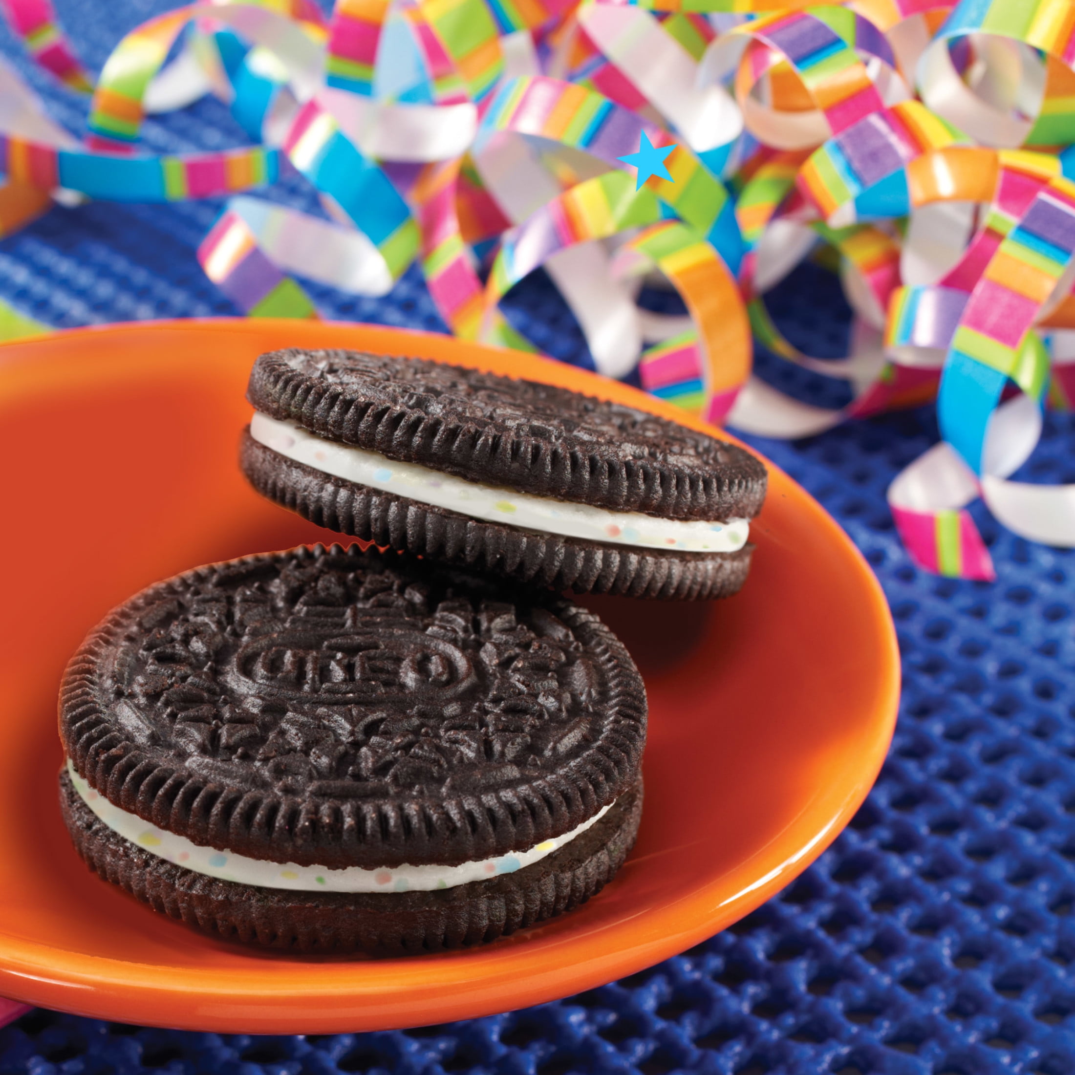 OREO Birthday Cake Chocolate Sandwich Cookies Family Size