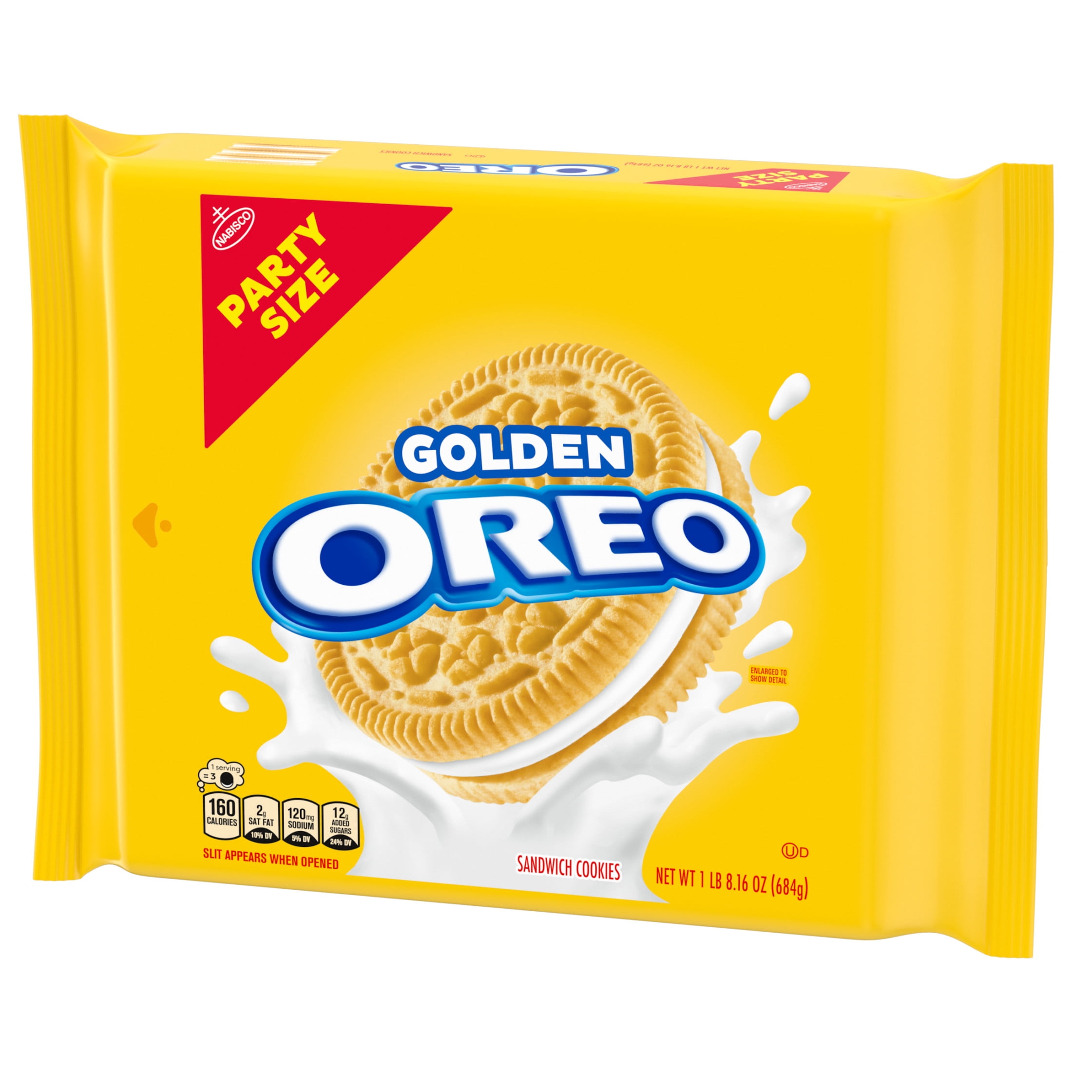 OREO Golden Sandwich Cookies Party Size