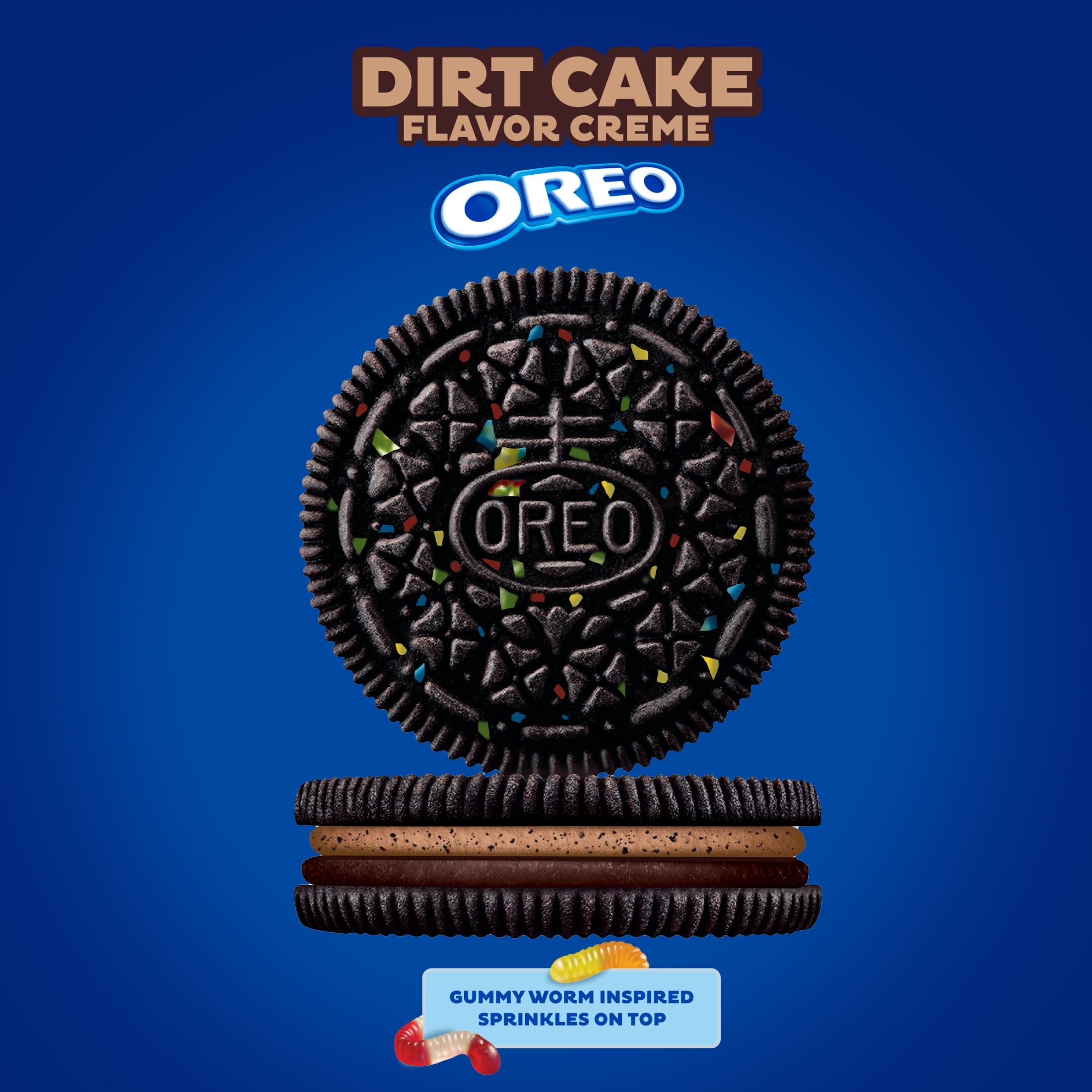 Oreo Limited Edition OREO Dirt Cake Chocolate Sandwich Cookies