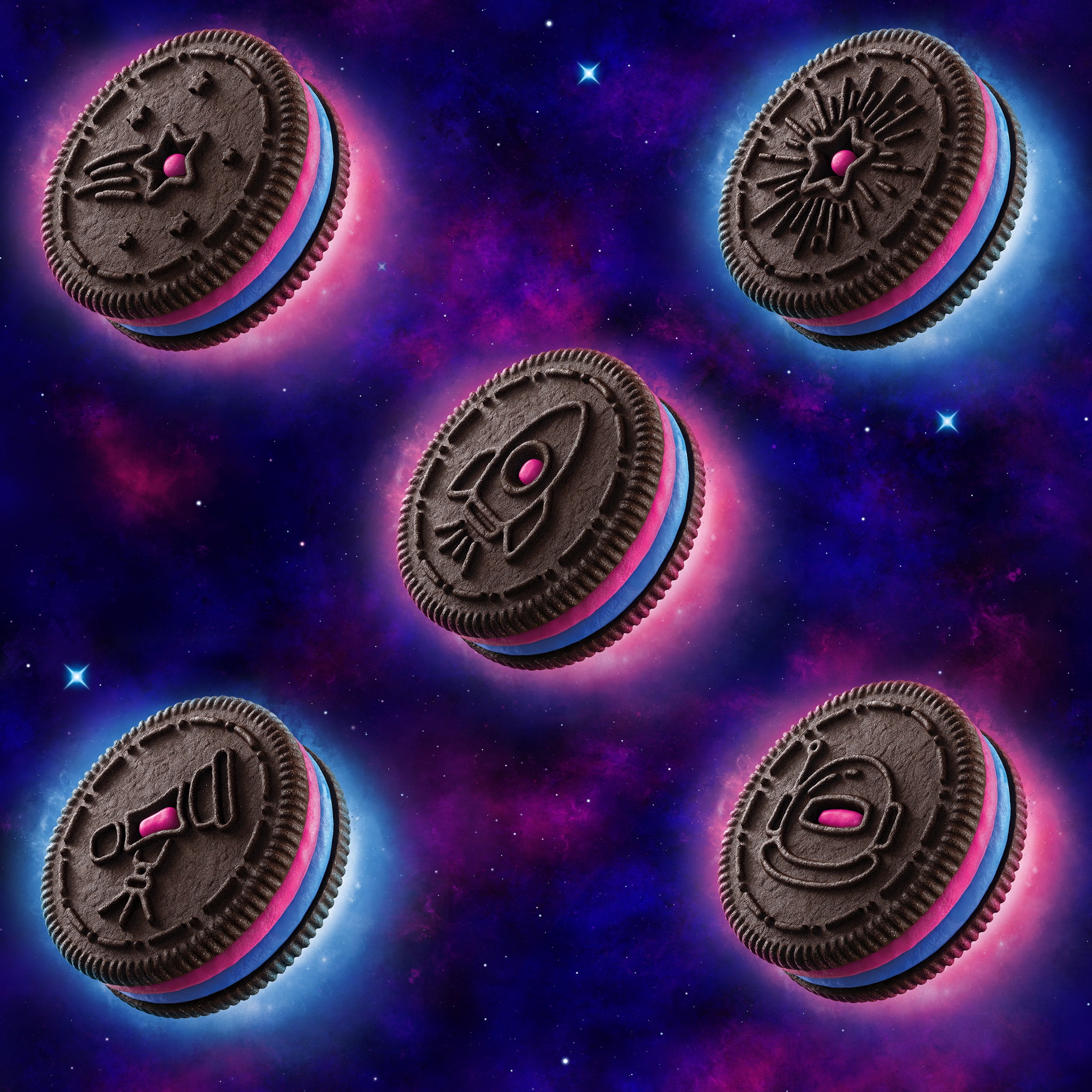 OREO Space Dunk Chocolate Sandwich Cookies Limited Edition