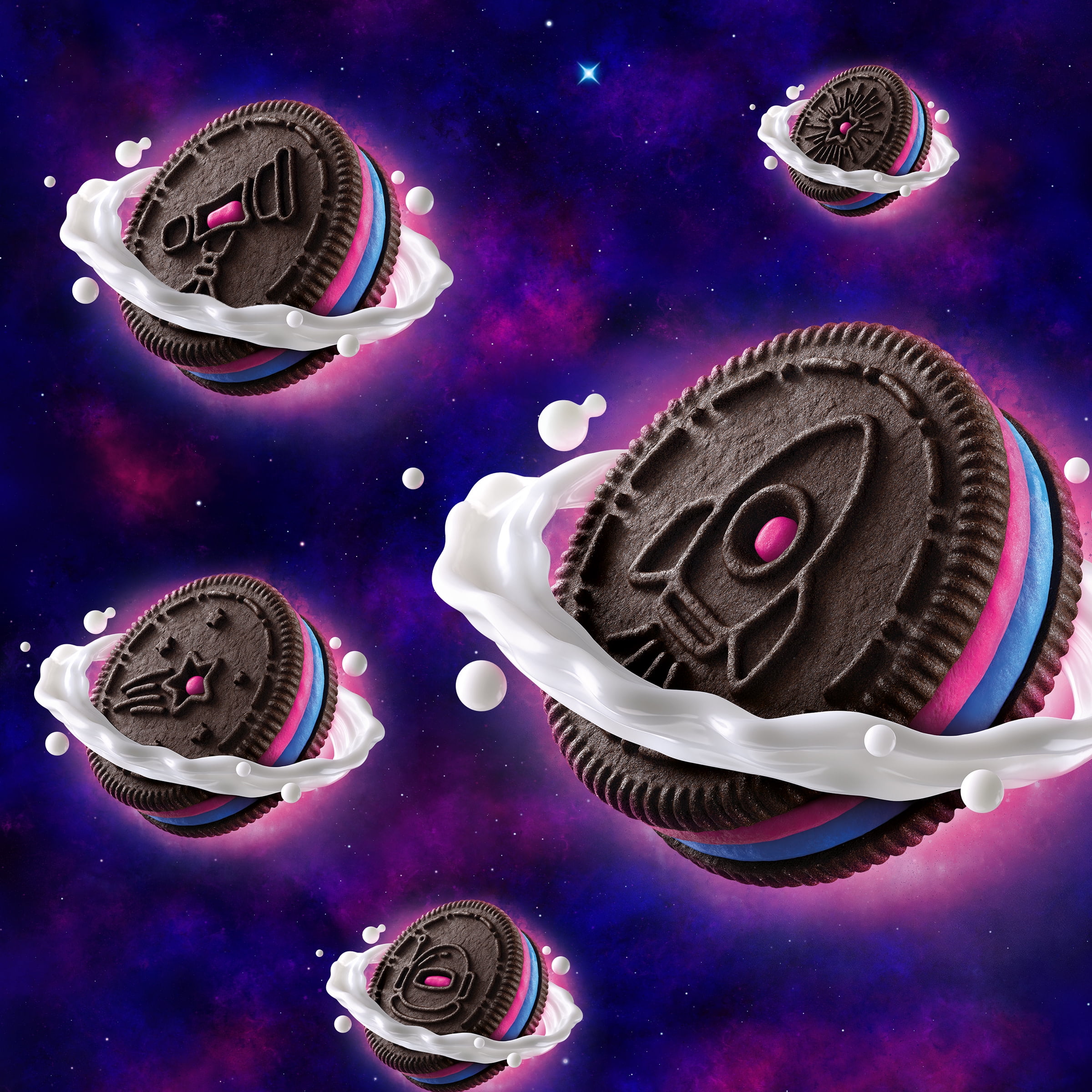 OREO Space Dunk Chocolate Sandwich Cookies Limited Edition