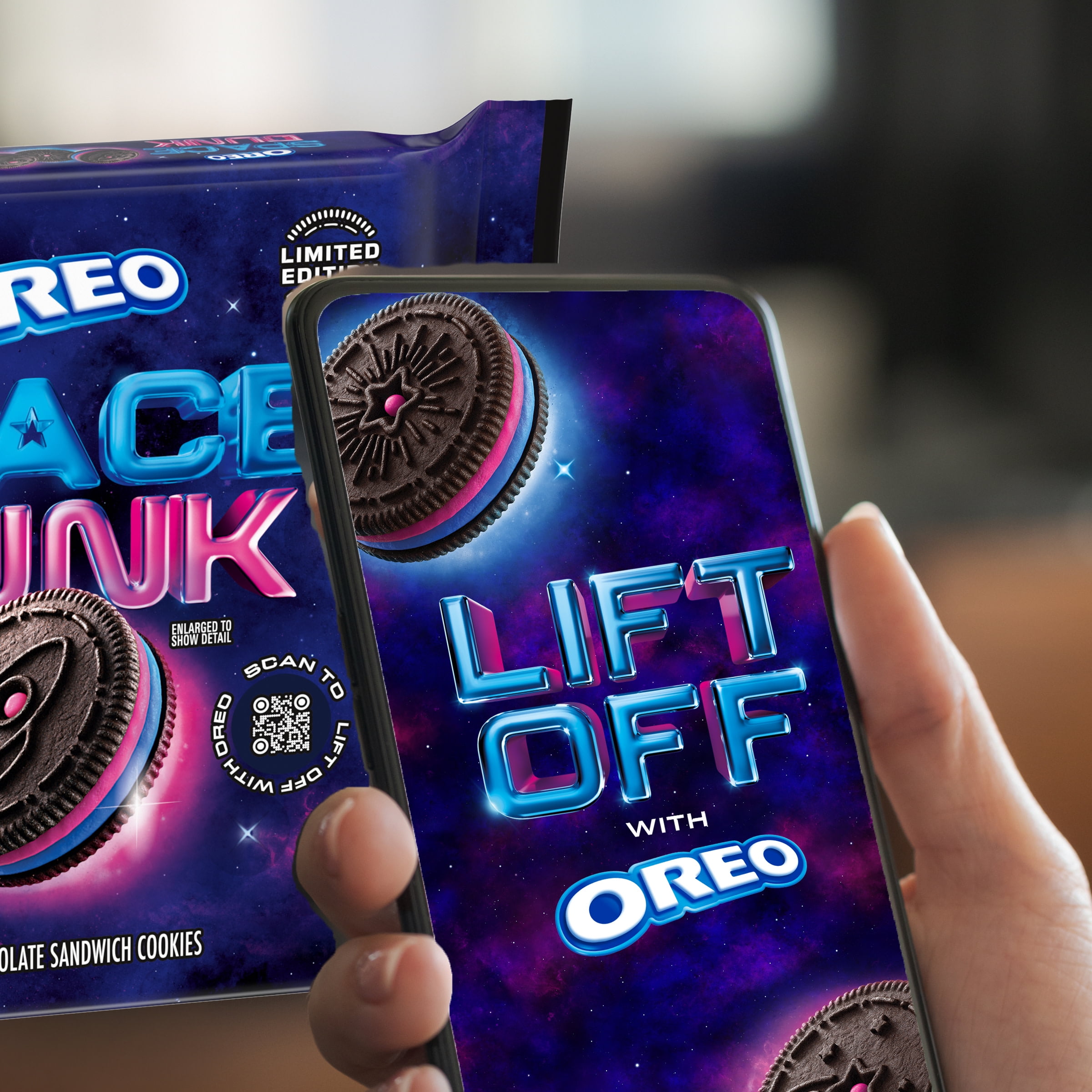 OREO Space Dunk Chocolate Sandwich Cookies Limited Edition