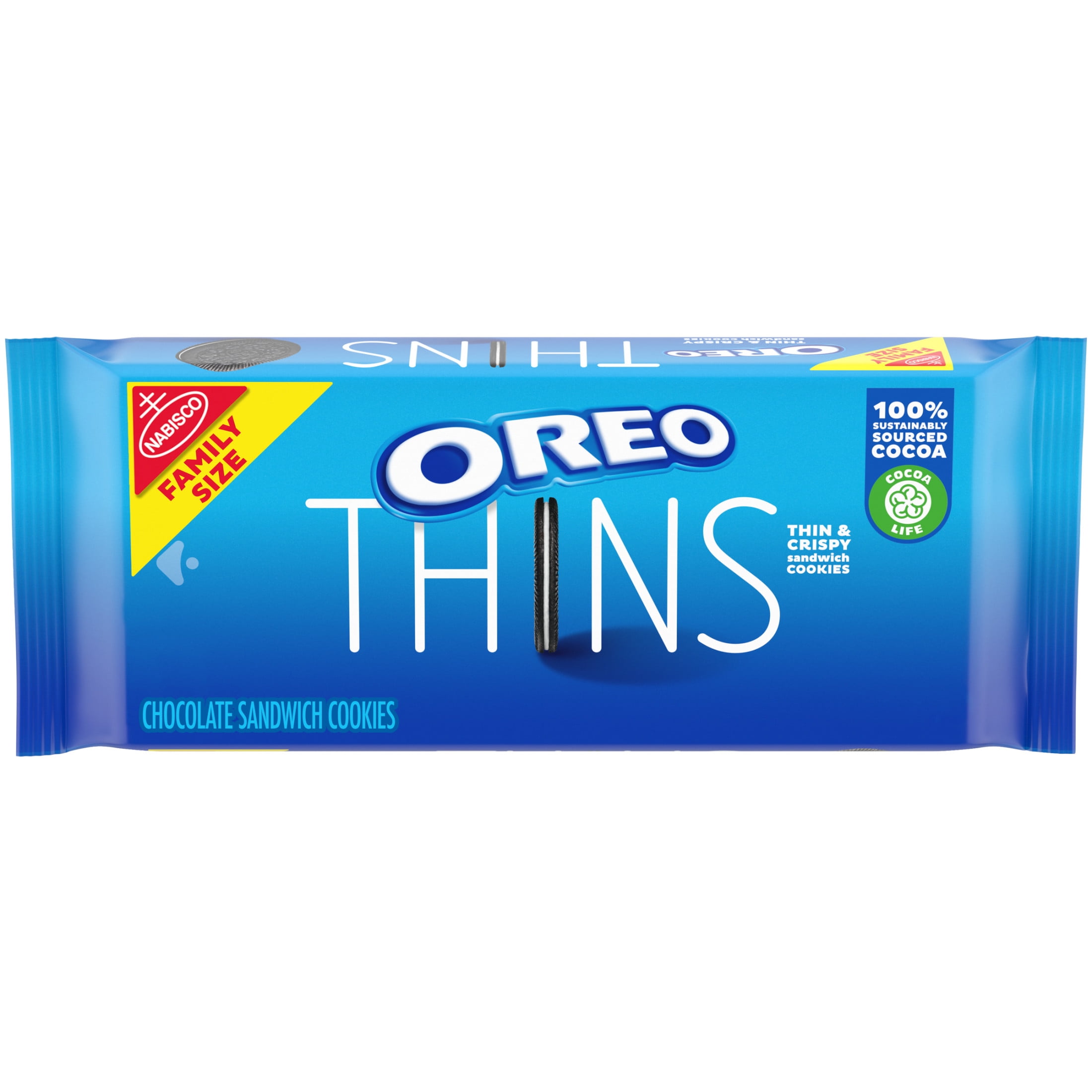 OREO Chocolate Sandwich Cookies Thins Family Size