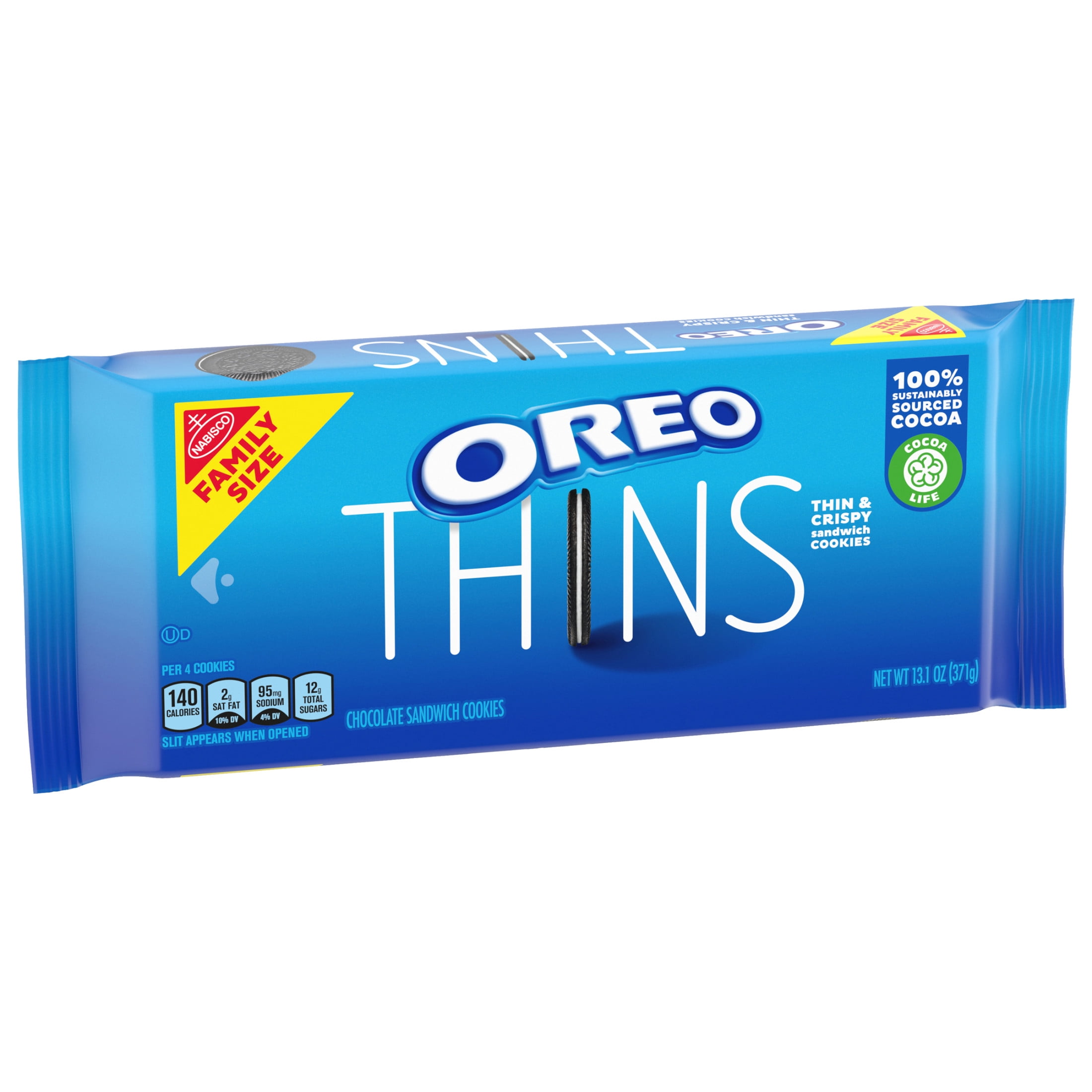 OREO Chocolate Sandwich Cookies Thins Family Size