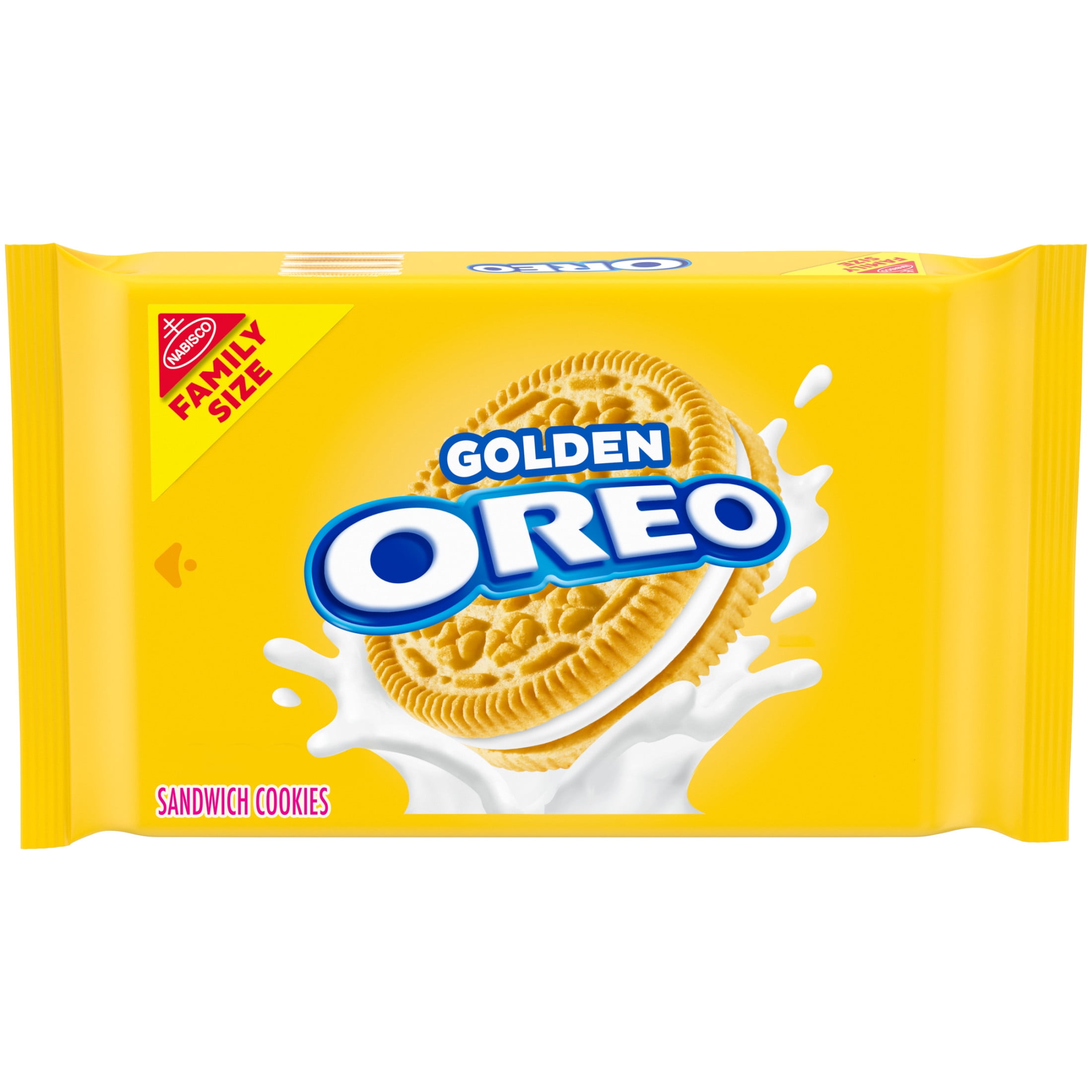 OREO Golden Sandwich Cookies Family Size