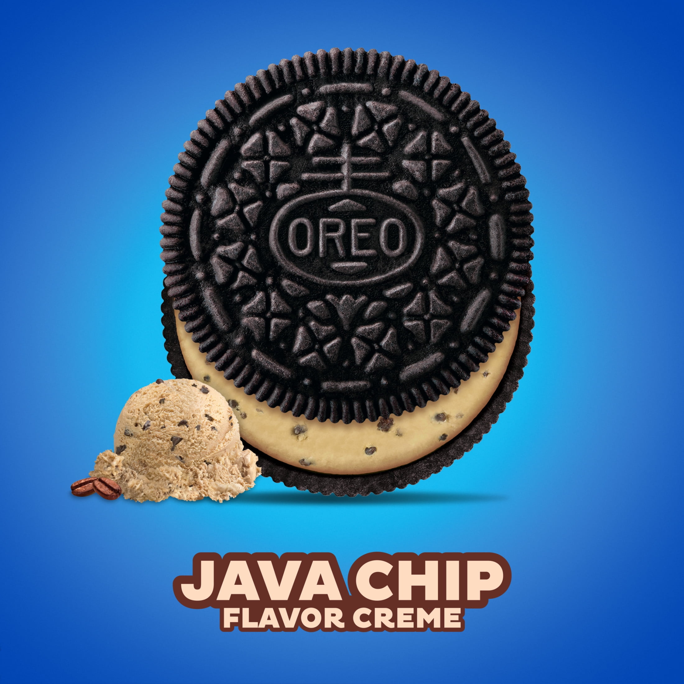 OREO Java Chip Creme Chocolate Sandwich Cookies Family Size