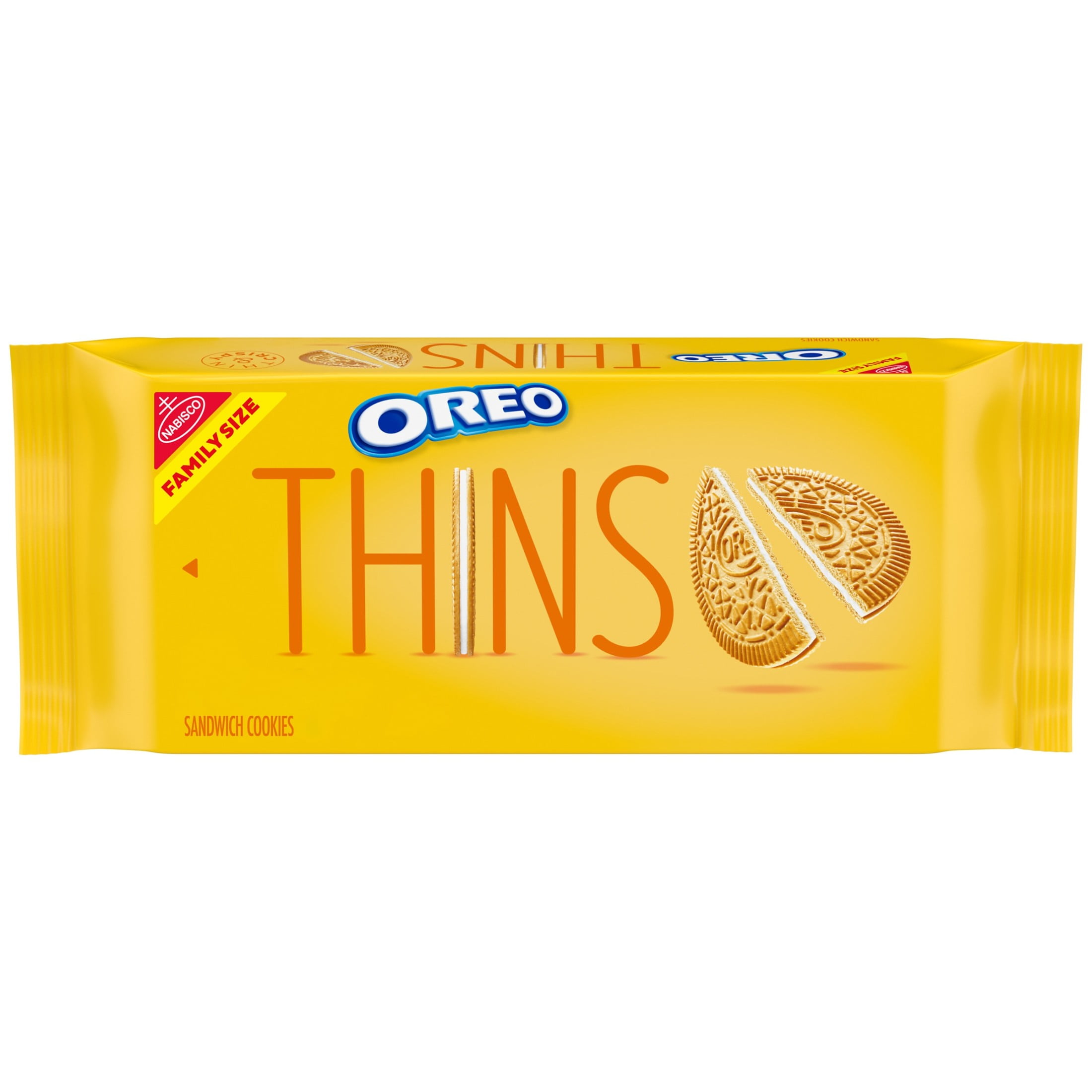 OREO Golden Thins Sandwich Cookies Family Size