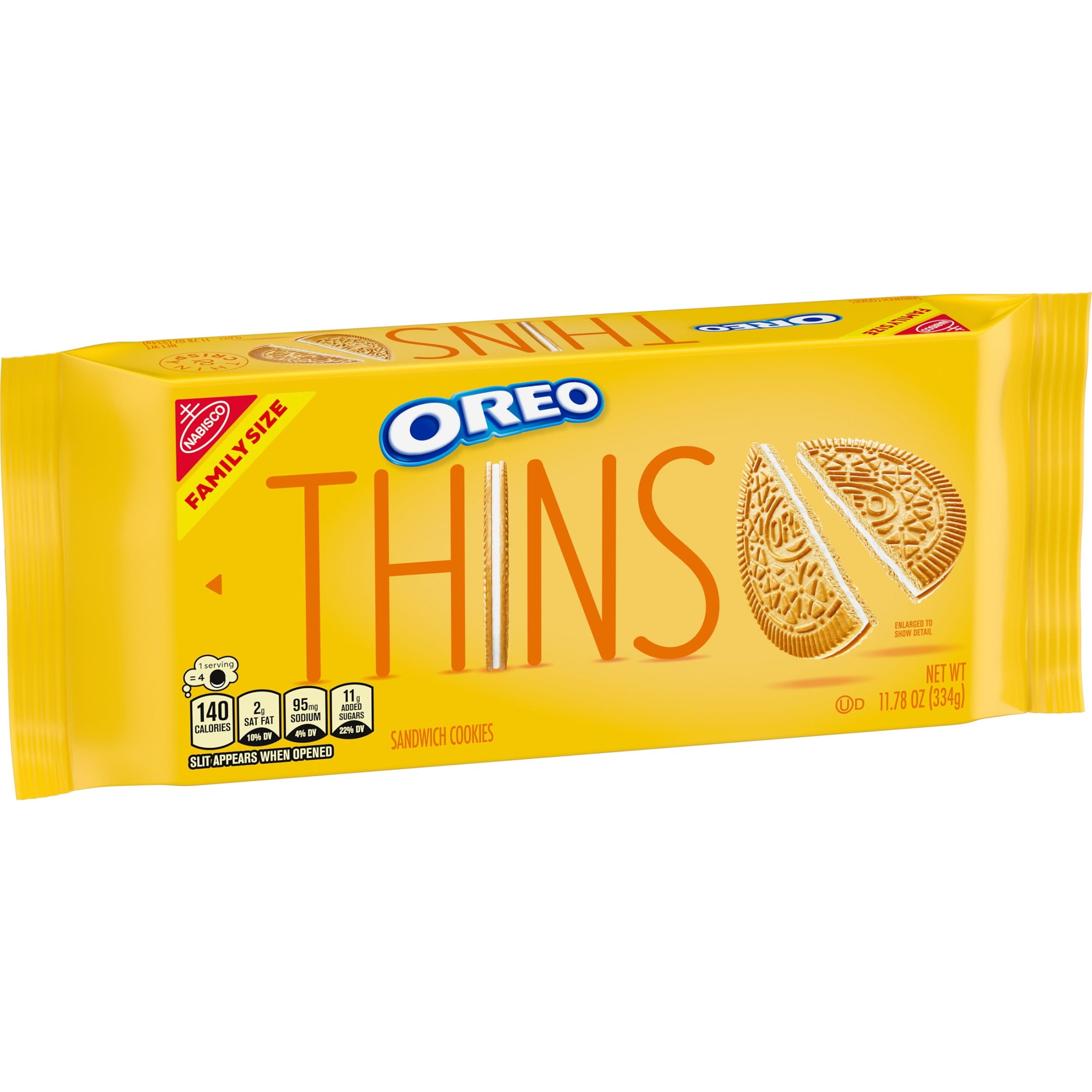 OREO Golden Thins Sandwich Cookies Family Size