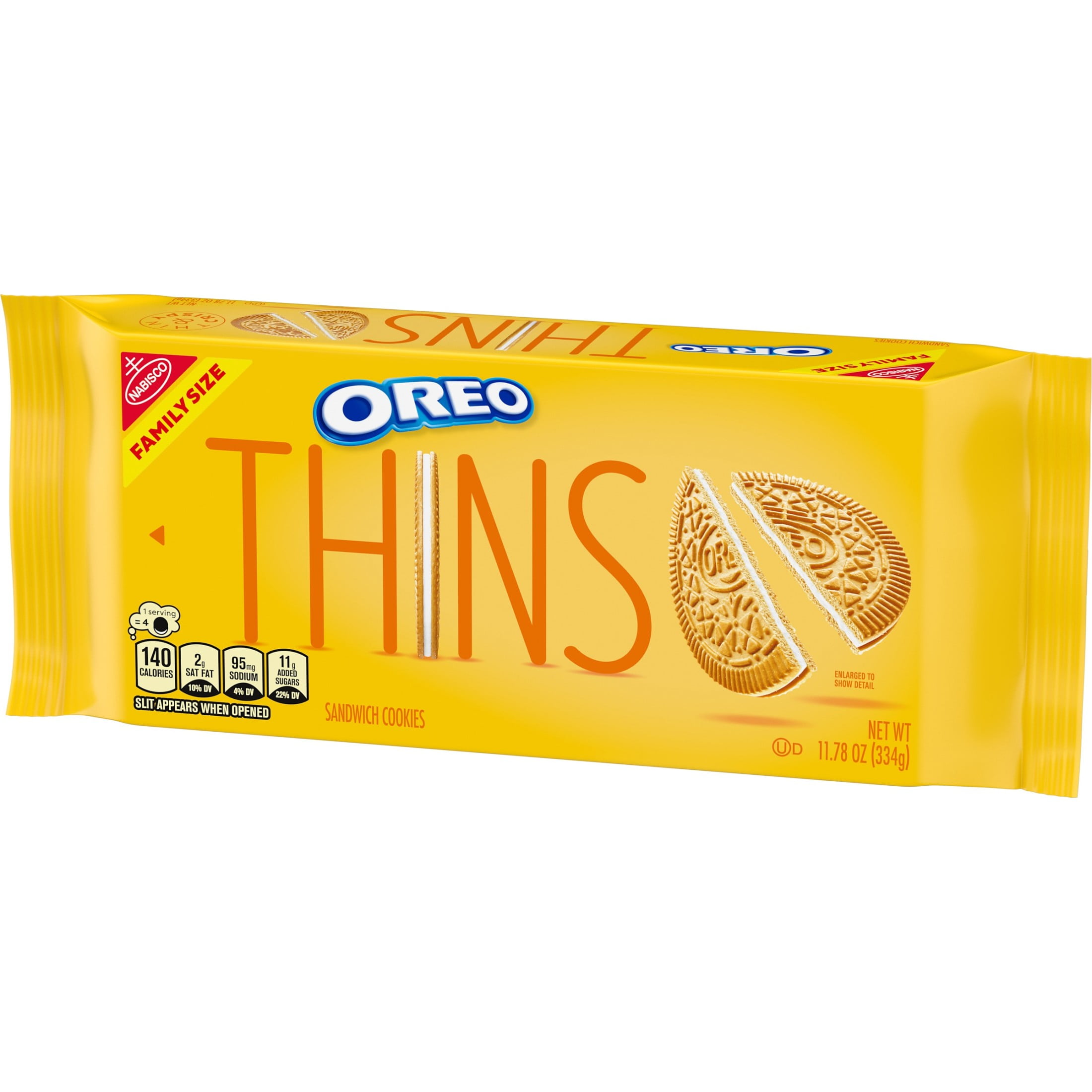 OREO Golden Thins Sandwich Cookies Family Size