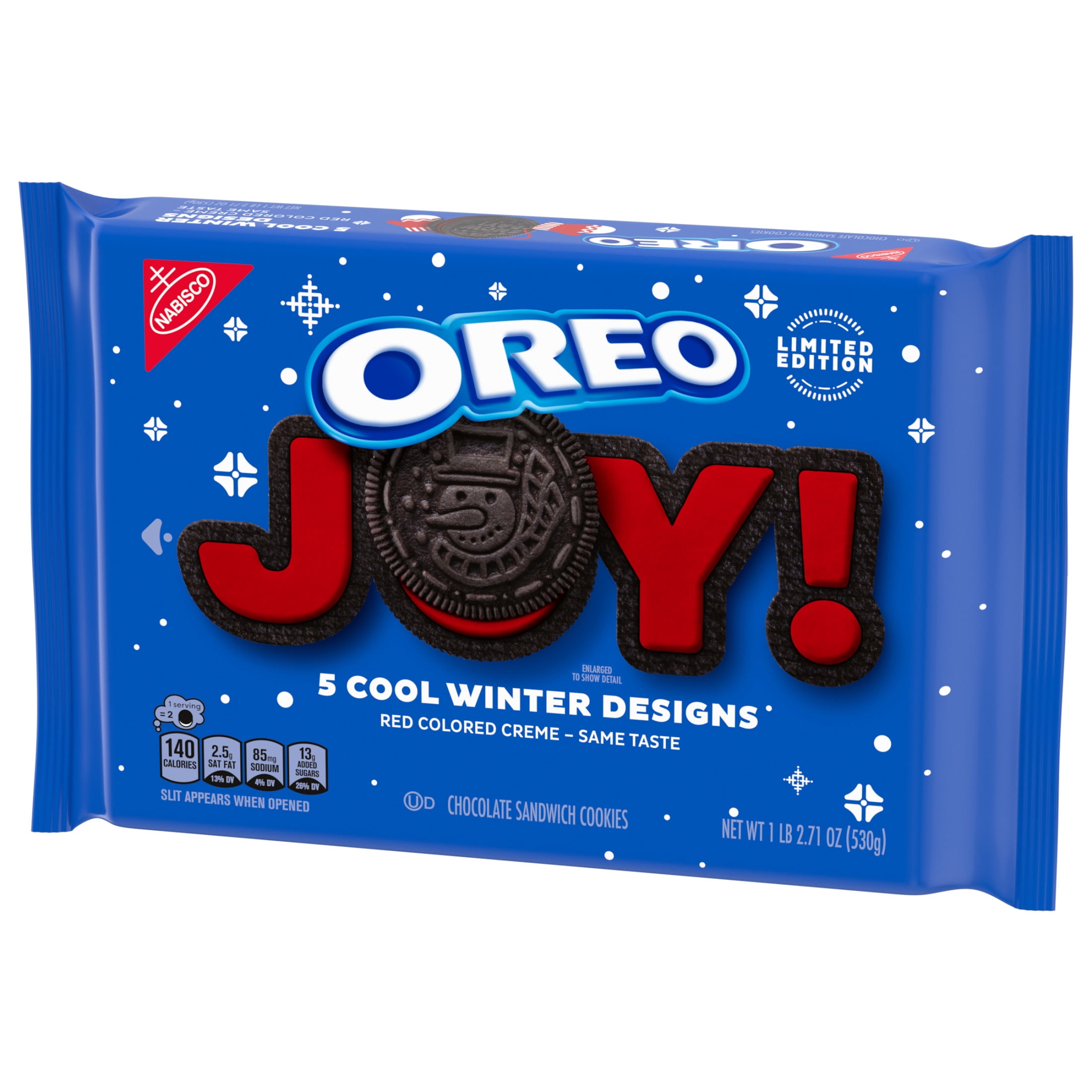 OREO Limited Edition OREO Red Creme Chocolate Sandwich Holiday Cookies