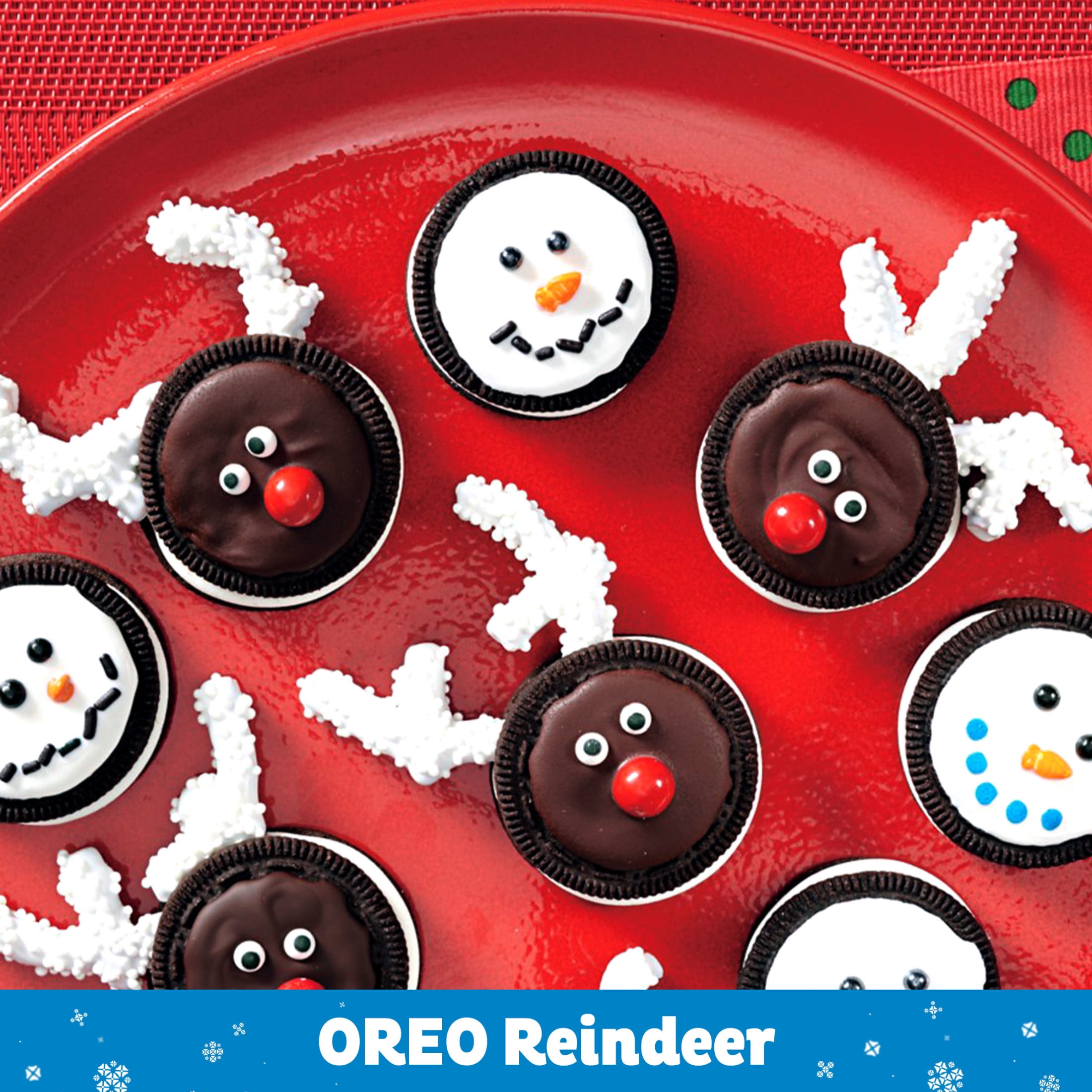 OREO Limited Edition OREO Red Creme Chocolate Sandwich Holiday Cookies