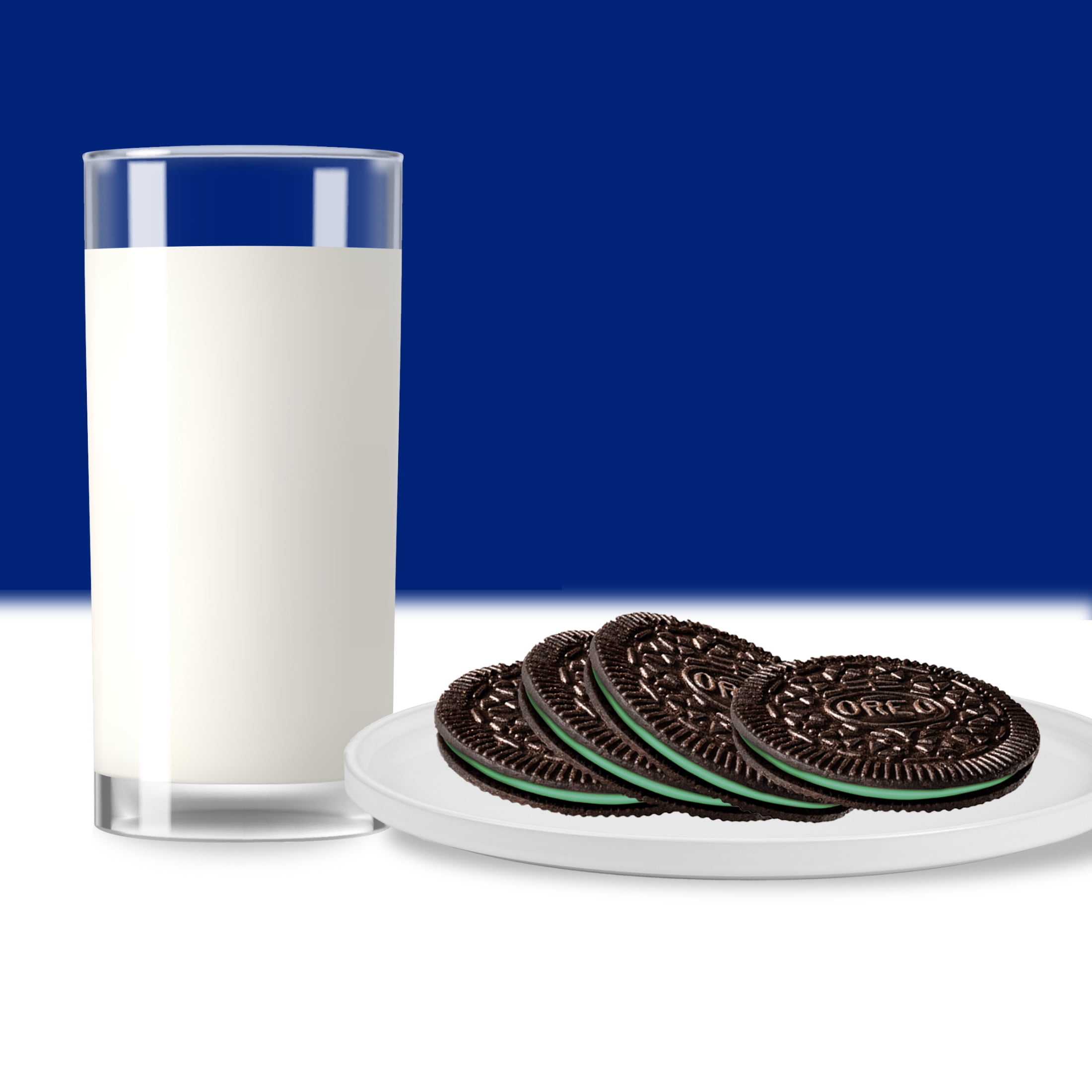 OREO THINS MINT CREME CHOCOLATE SANDWICH COOKIES FAMILY SIZE 11.78 OZ