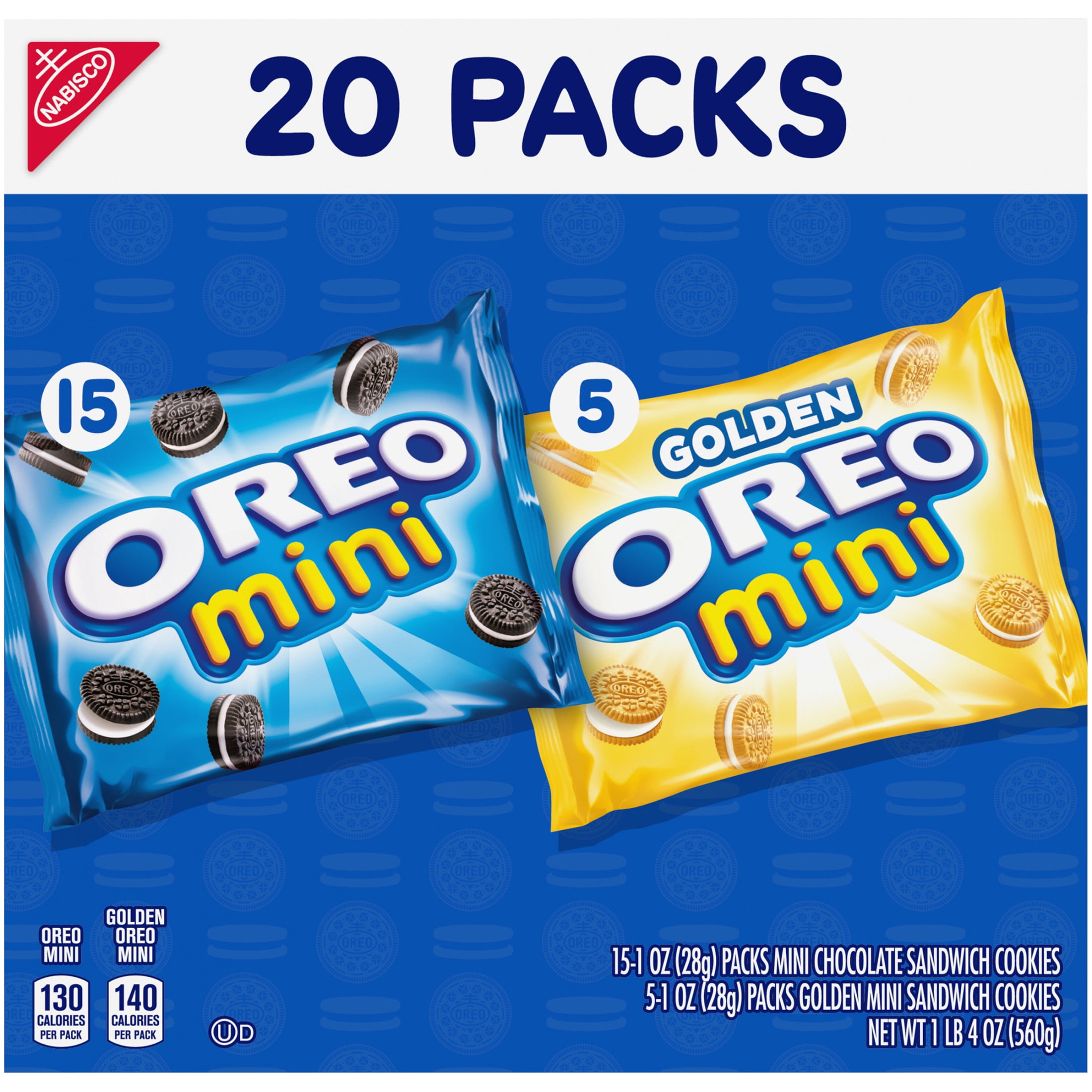 OREO Mini Mix Sandwich Cookies Variety Pack 20 Pack