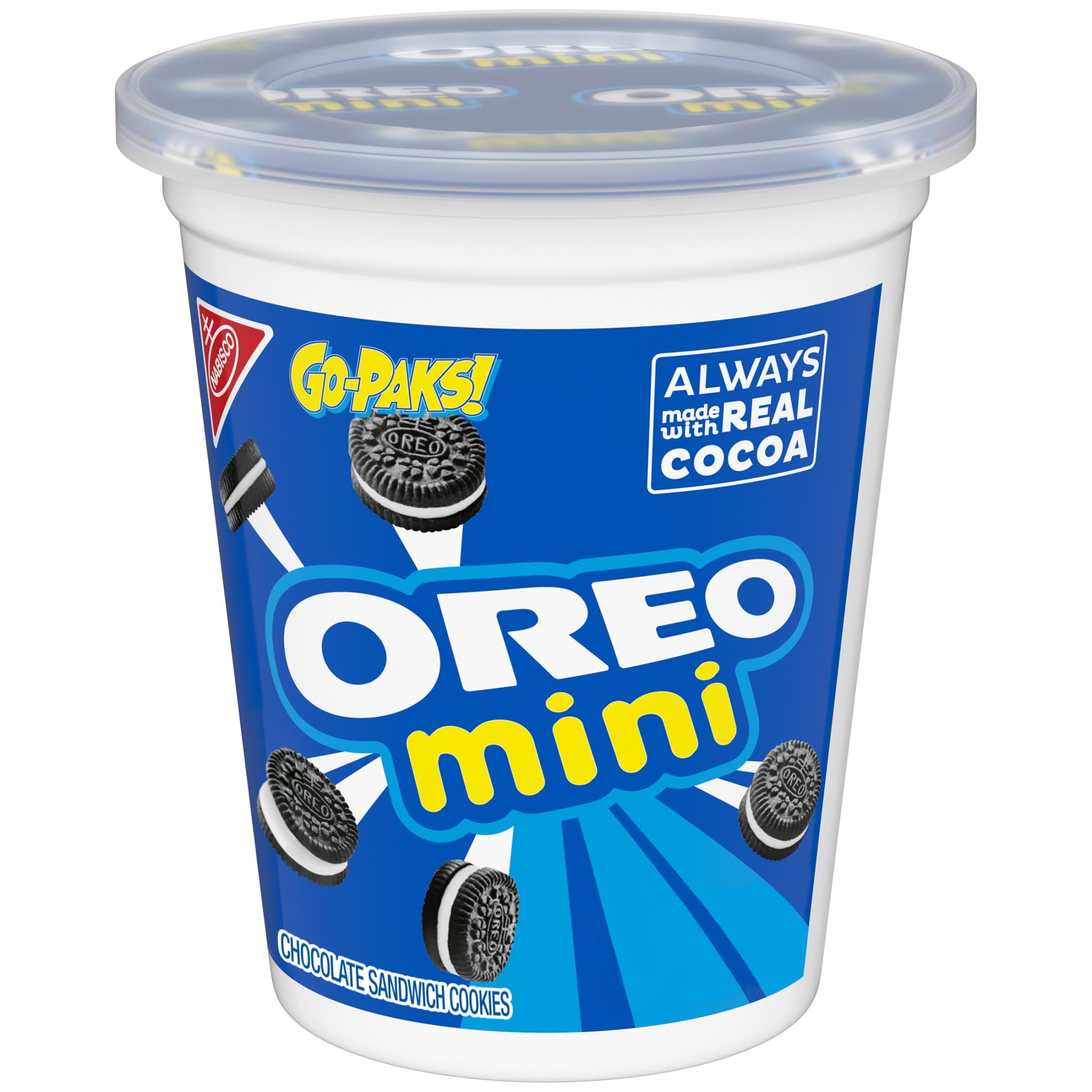 OREO Mini Chocolate Sandwich Cookies Go-Paks 3.5 oz Cup