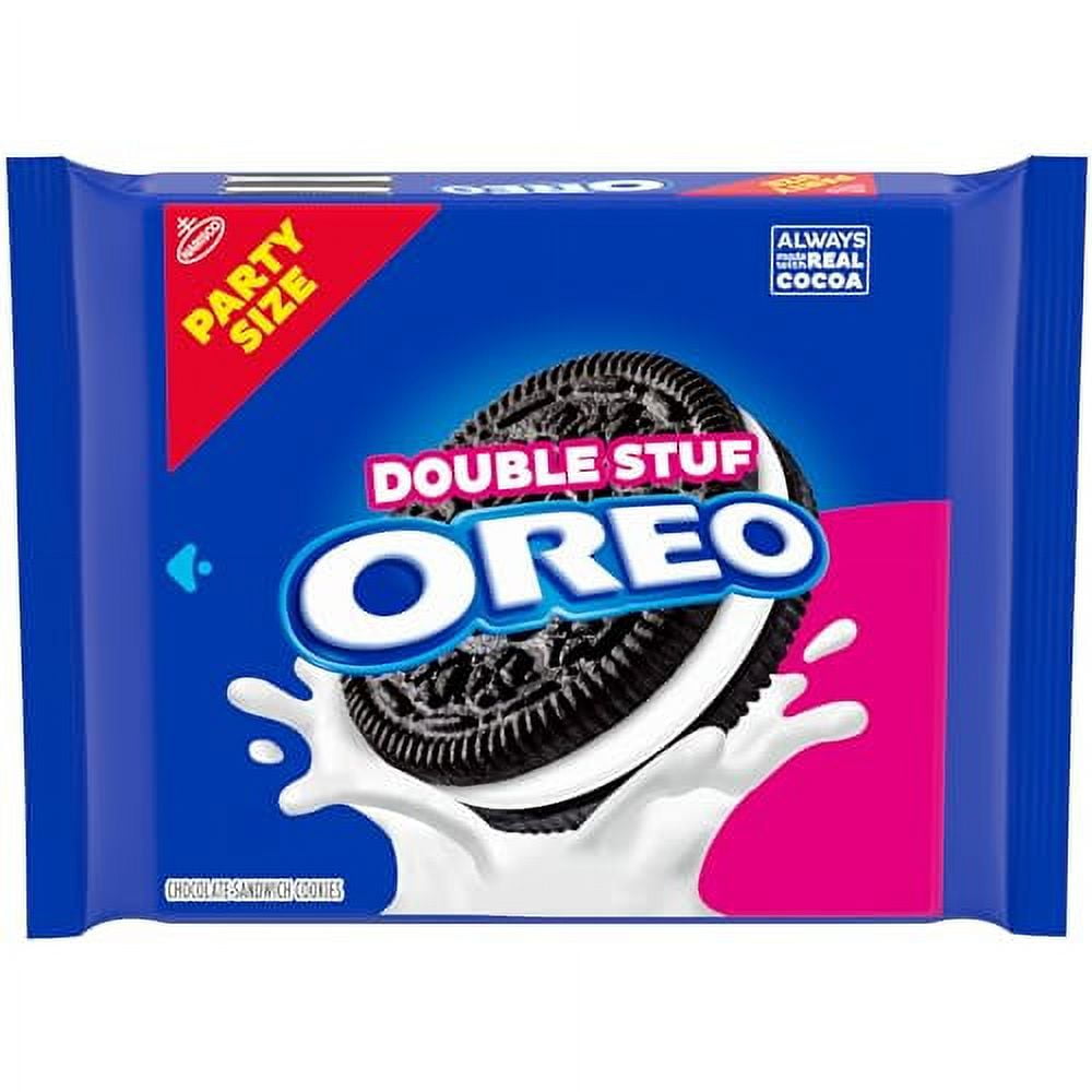 OREO Double Stuf Chocolate Sandwich Cookies Party Size