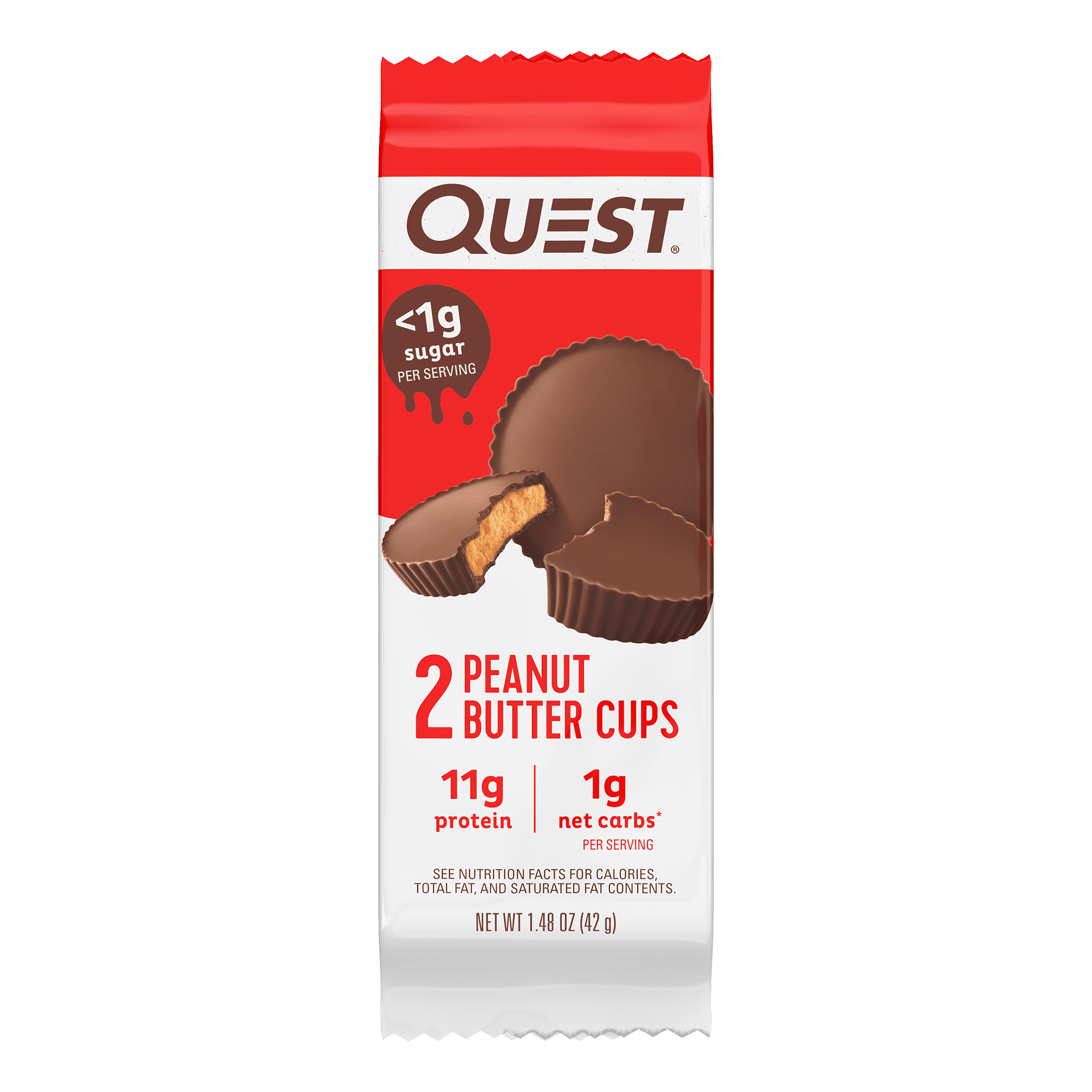 Quest Nutrition Peanut Butter Cups High Protein Low Carb Gluten Free Keto Friendly 4 Count