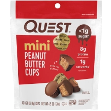 Quest Mini Peanut Butter Cups Low Carb High Protein 16 Count