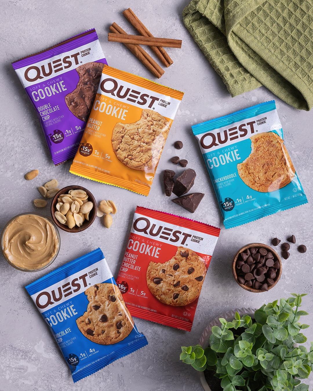 Quest Protein Cookie High Protein Snickerdoodle 4 Count