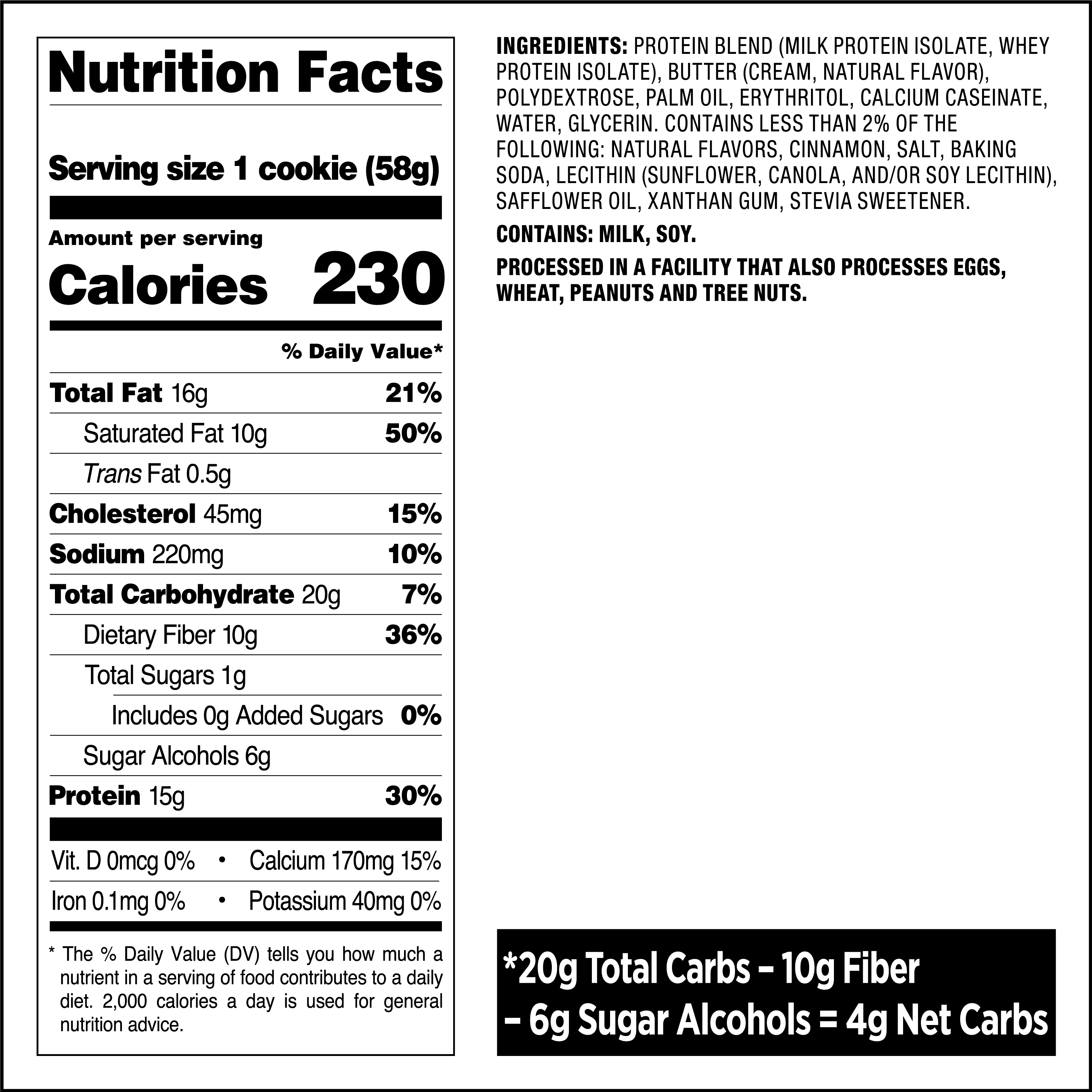 Quest Snickerdoodle High Protein Cookie 4 Count