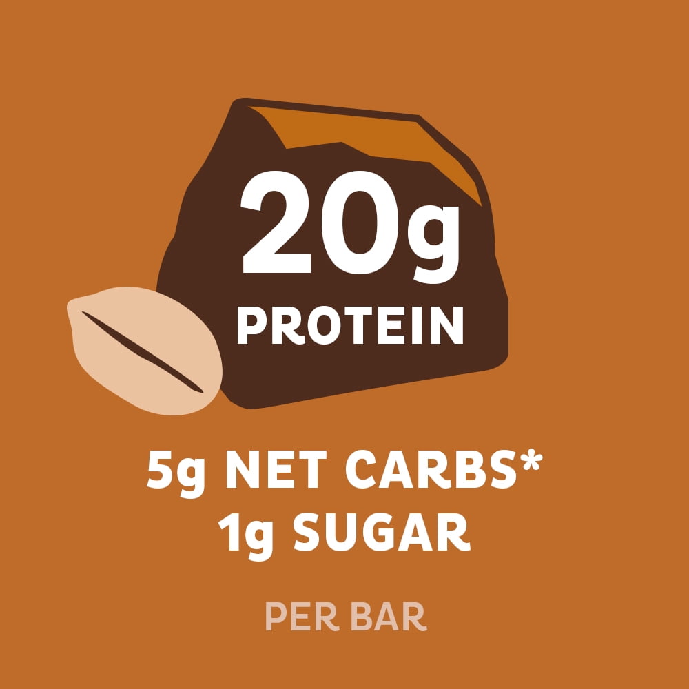 Quest Protein Bar Gluten Free Low Carb Chocolate Peanut Butter 20g Protein 4 Ct(3 Pack)