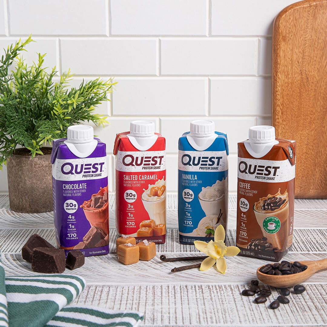 Quest Salted Caramel Protein Shake 30g 12 Ct