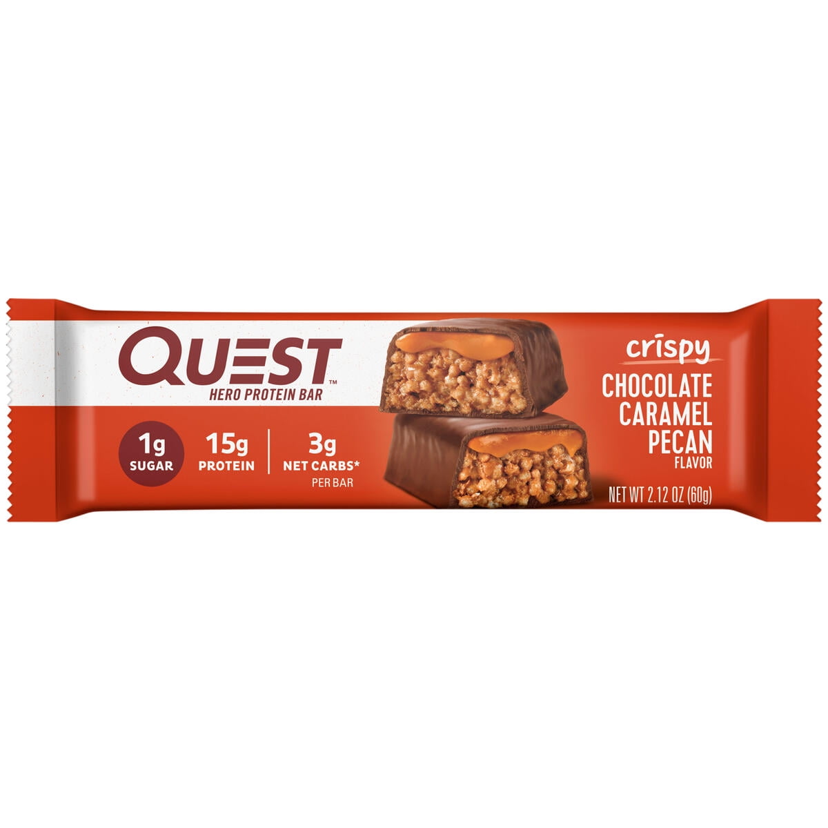 Quest Crispy Protein Bar 15g Protein Gluten Free 4 Count