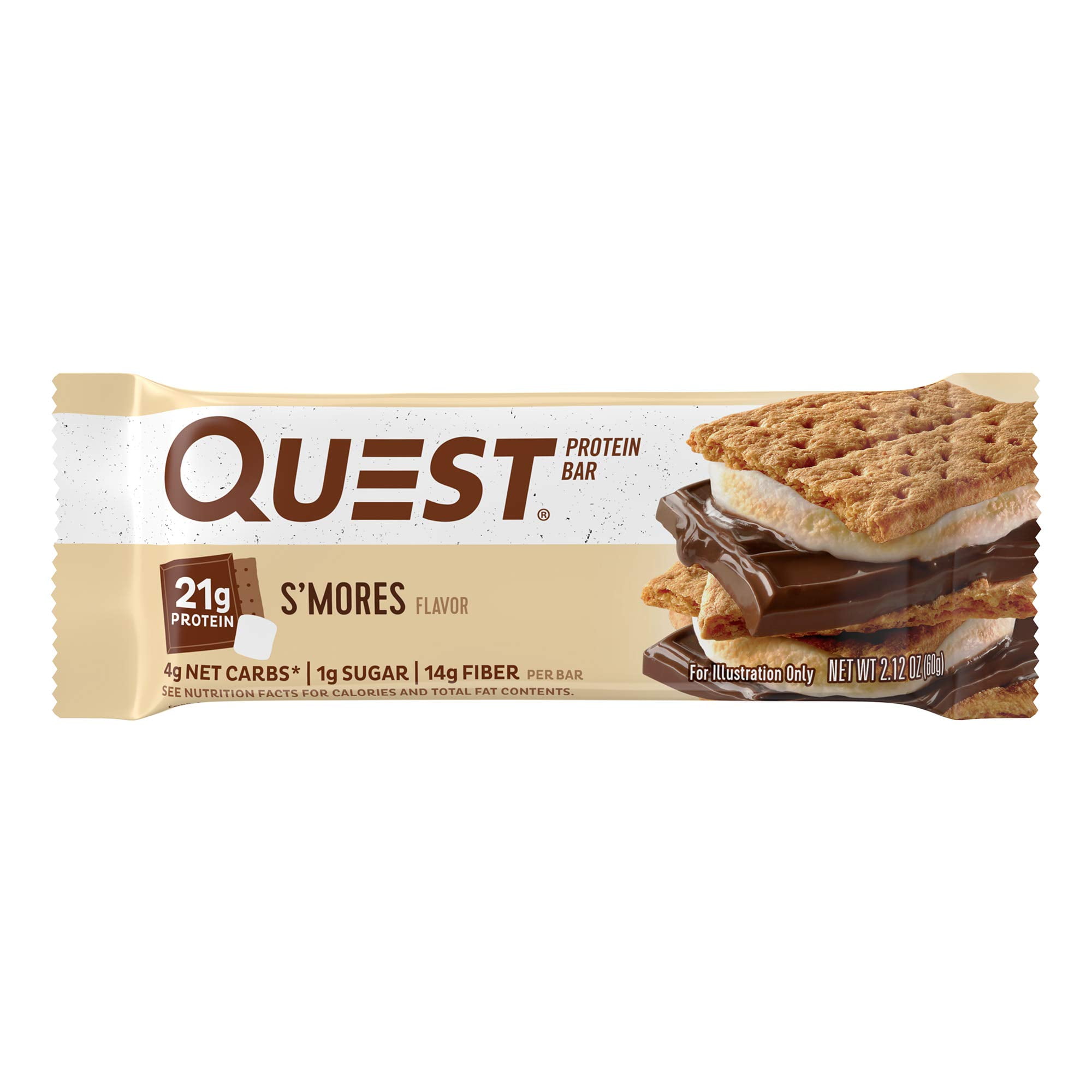 Quest Protein Bar S'Mores 1 Count 2.12 Oz Bar