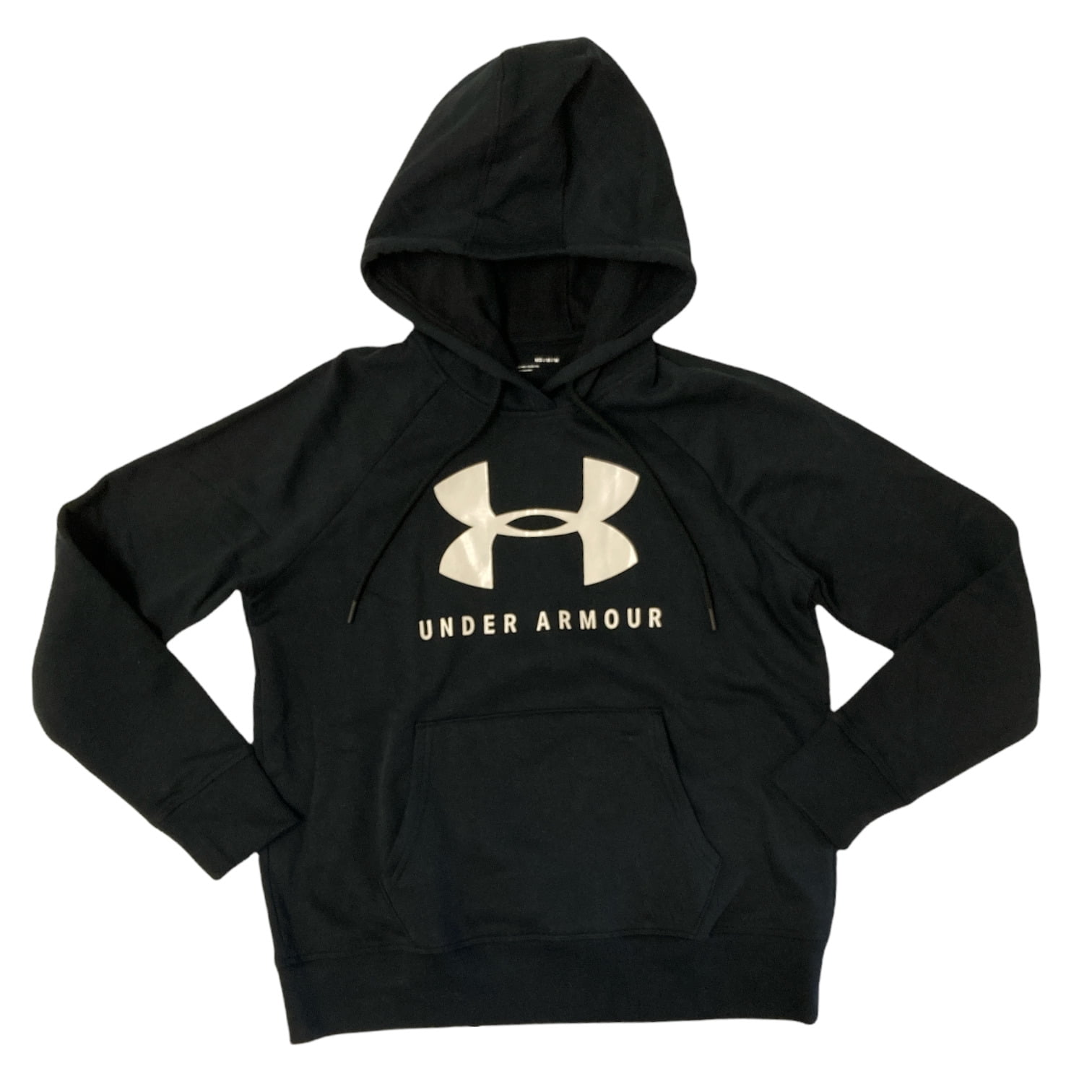 Under Armour Women's UA Rival Fleece Sportstyle Graphic Pullover Hoodie Black M