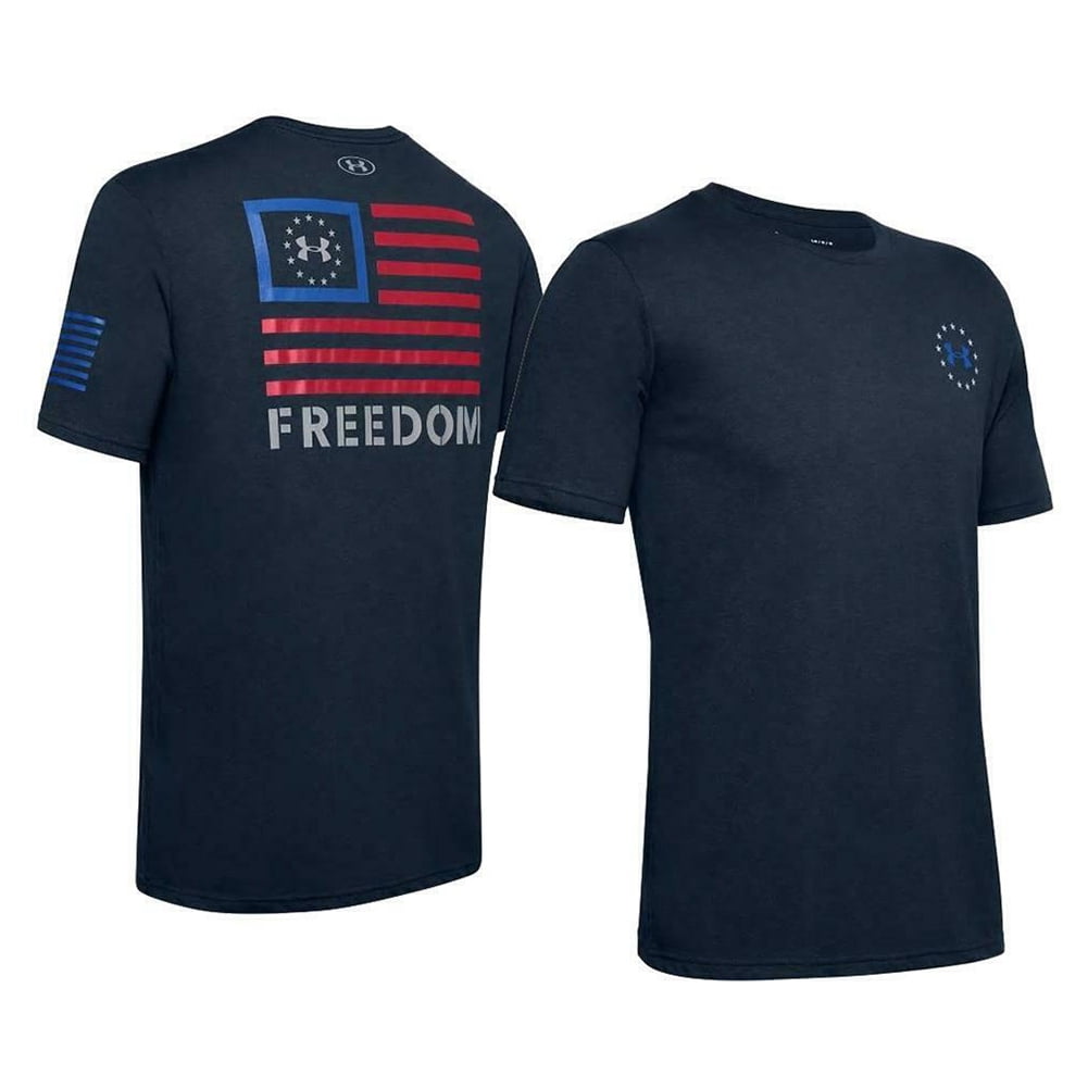 Under Armour Men's UA Freedom Banner Graphic Short Sleeve Tee Academy S