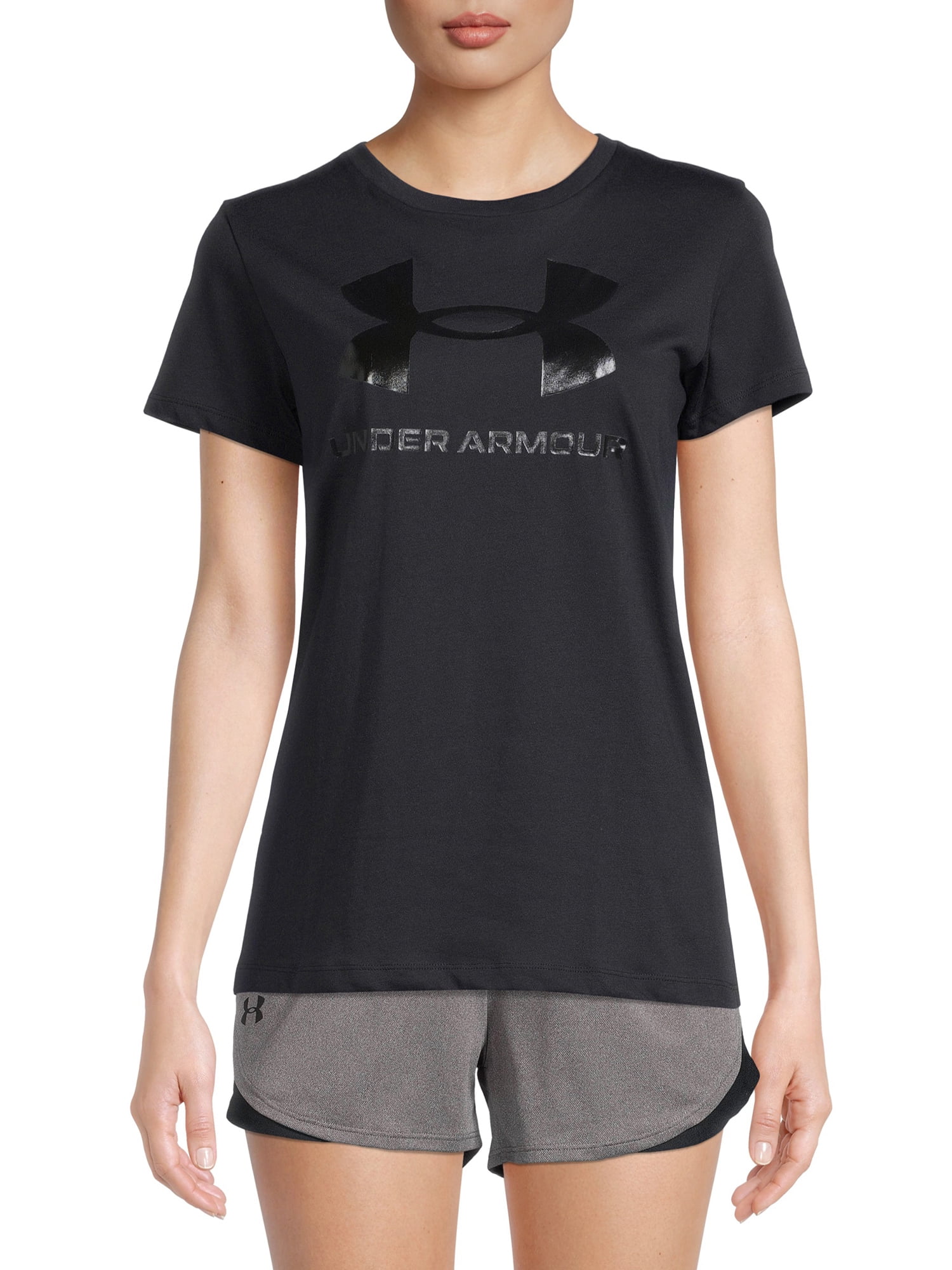 Under Armour Womens Live Sportstyle Graphic Crew Tee Short Sleeves