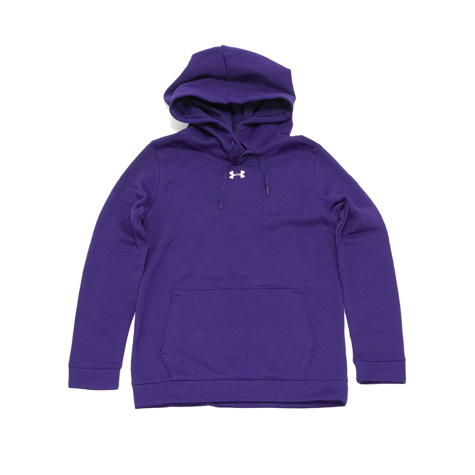 Under Armour Women's Hustle Hoodie Purple White MD