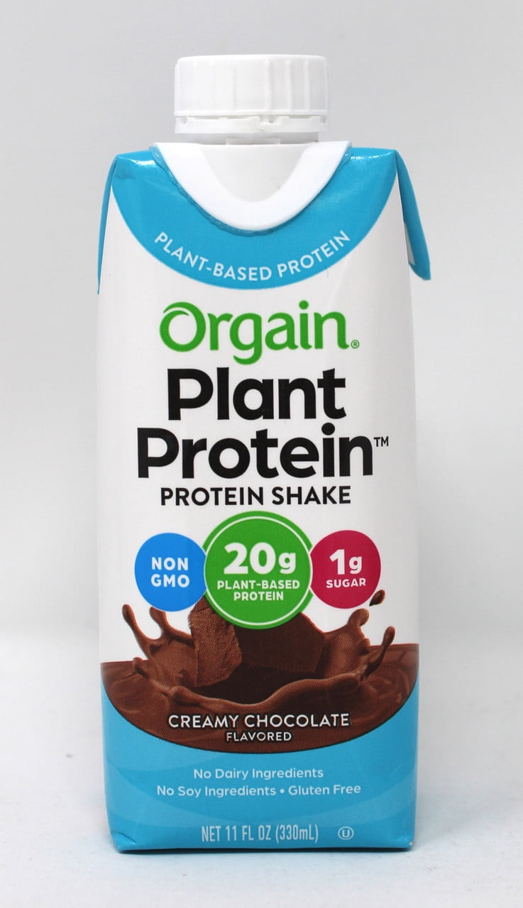 Orgain Creamy Chocolate Fudge Plant Protein Shake 11oz