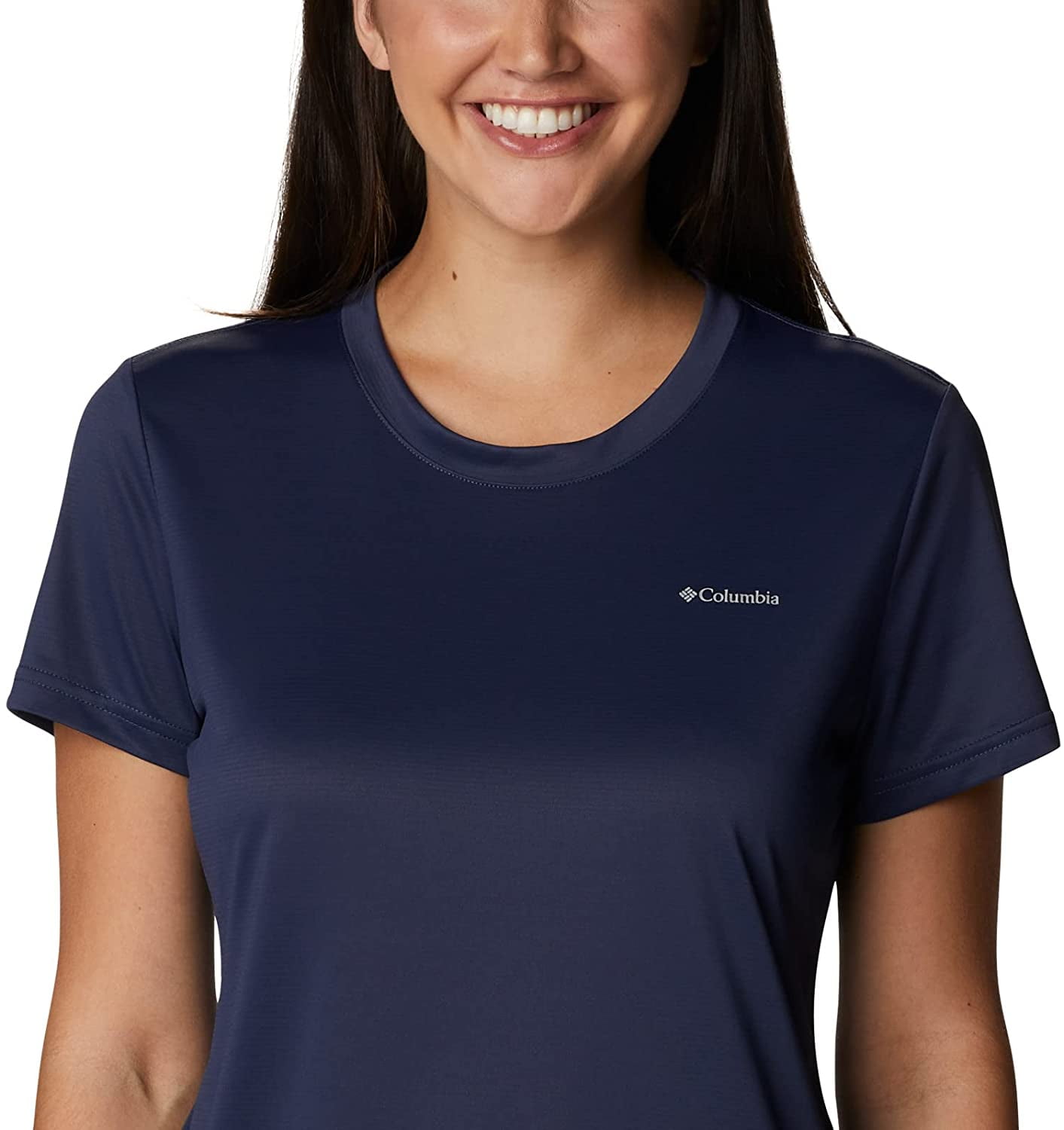 Columbia Women's Nocturnal Large Hike Short Sleeve Crew