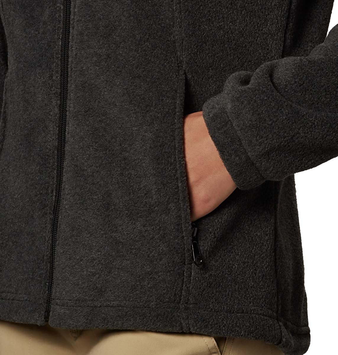 Columbia Women's Benton Springs Fleece Jacket Charcoal Heather Size 3X