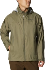 Columbia Mens Glennaker Lake Rain Jacket Stone Green XL
