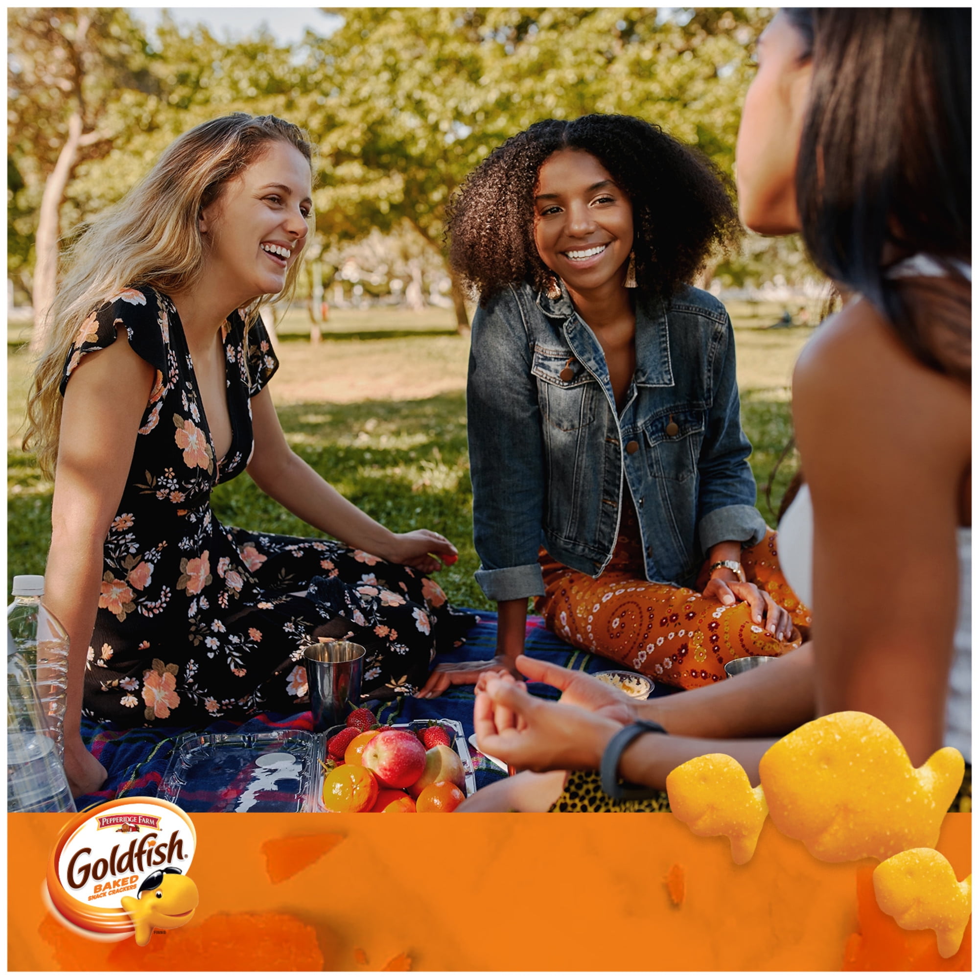 GOLDFISH CHEDDAR CHEESE SNACK PACKS 1 OZ 12 CT MULTI PACK TRAY