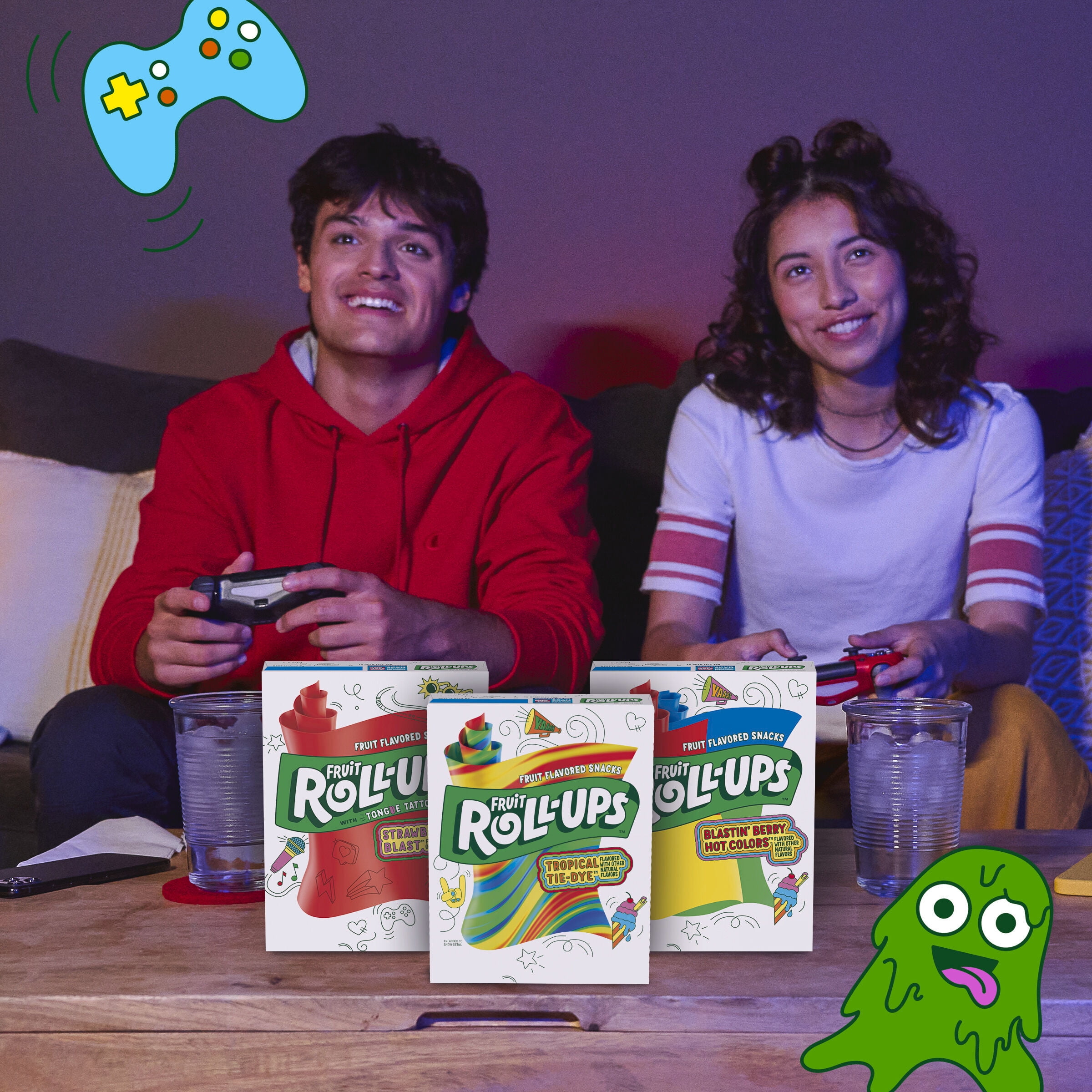 FRUIT ROLL UPS VARIETY PACK FRUIT FLAVORED SNACKS 15 OZ 30 CT AMERICAN BASKET