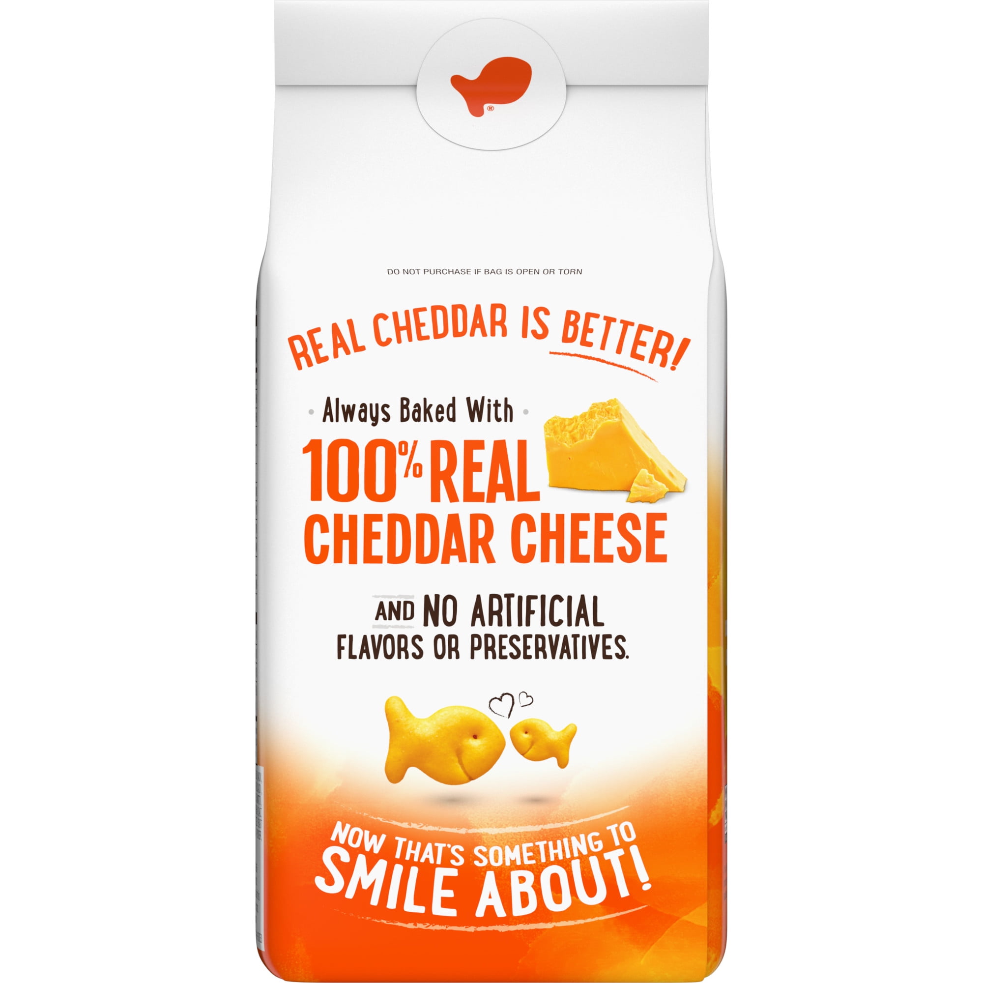 Goldfish Baked Cheddar Cheese Snack Crackers 6.6 oz Bag