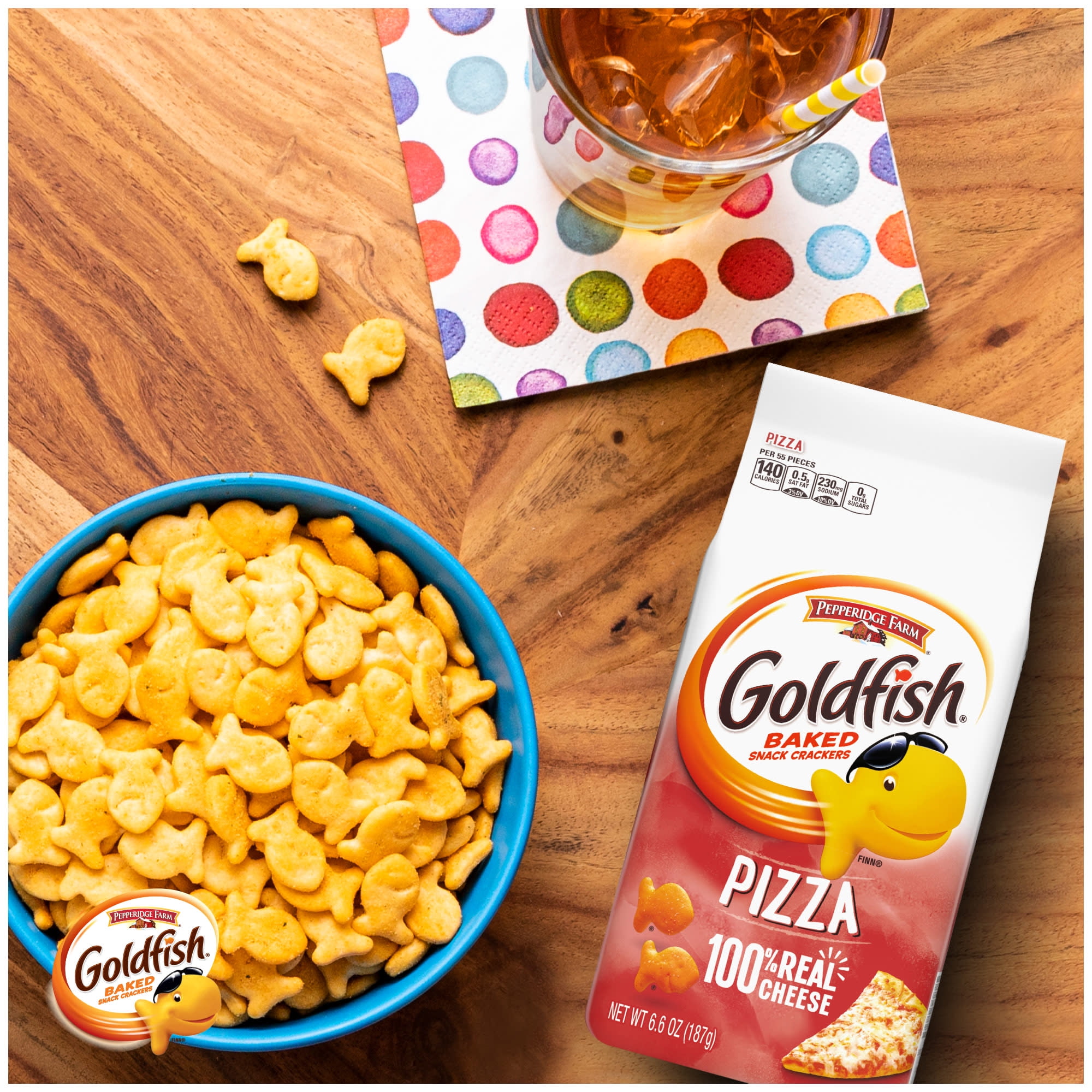 Goldfish Pizza Snack Crackers 6.6 oz Bag