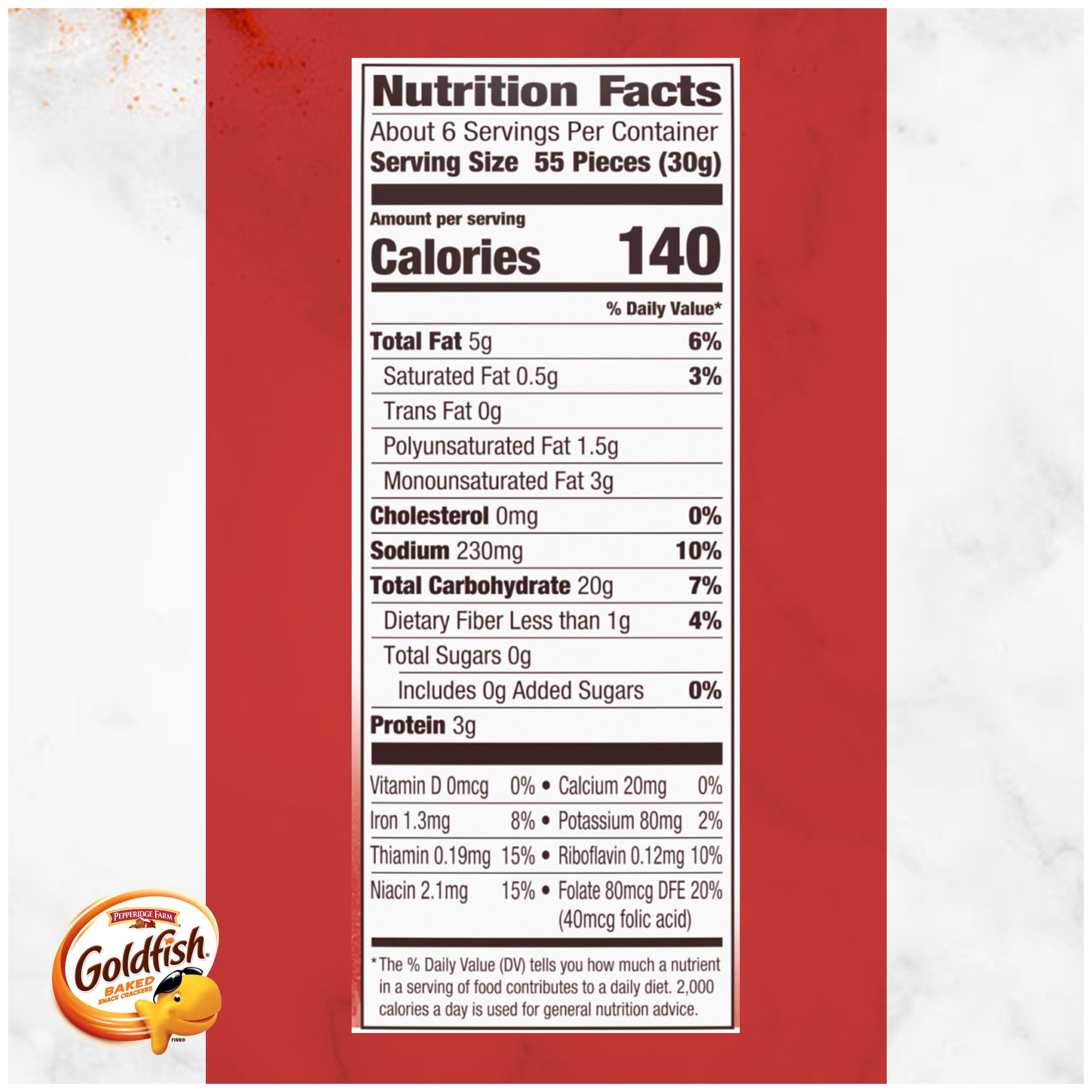 Goldfish Pizza Snack Crackers 6.6 oz Bag