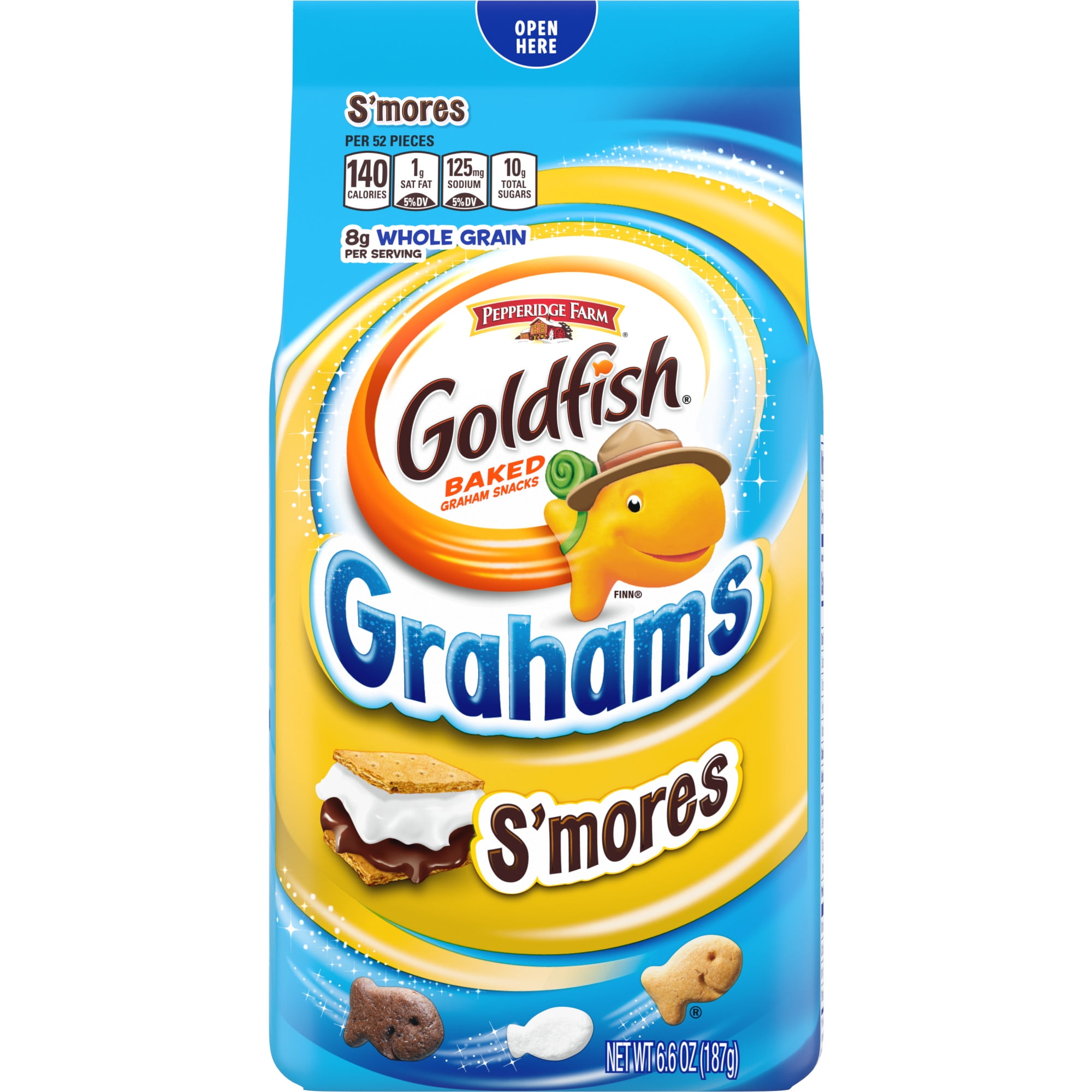 GOLDFISH GRAHAMS S'MORES SNACK CRACKERS 6.6 OZ BAG FOR AMERIKASEPETIM