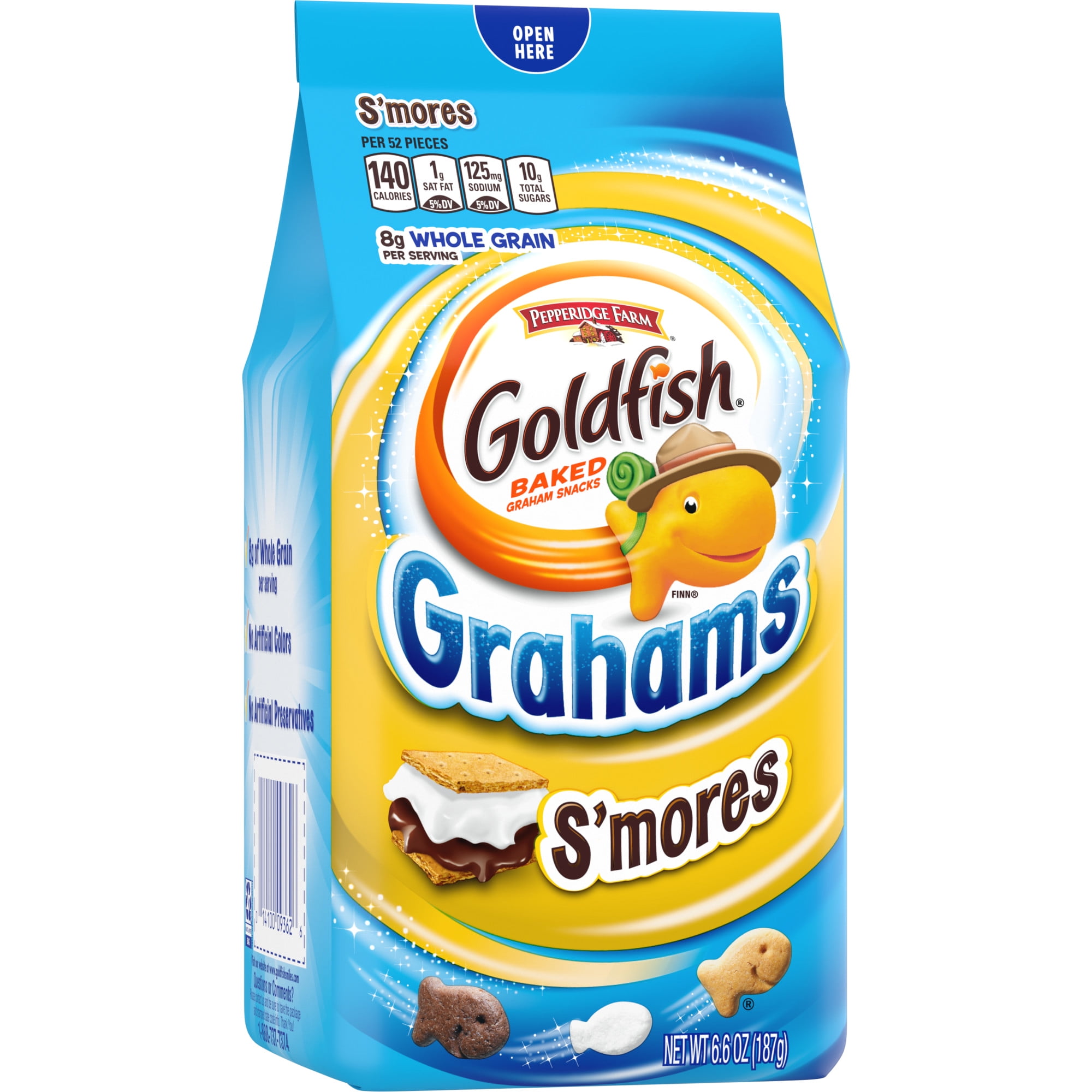 GOLDFISH GRAHAMS S'MORES SNACK CRACKERS 6.6 OZ BAG FOR AMERIKASEPETIM
