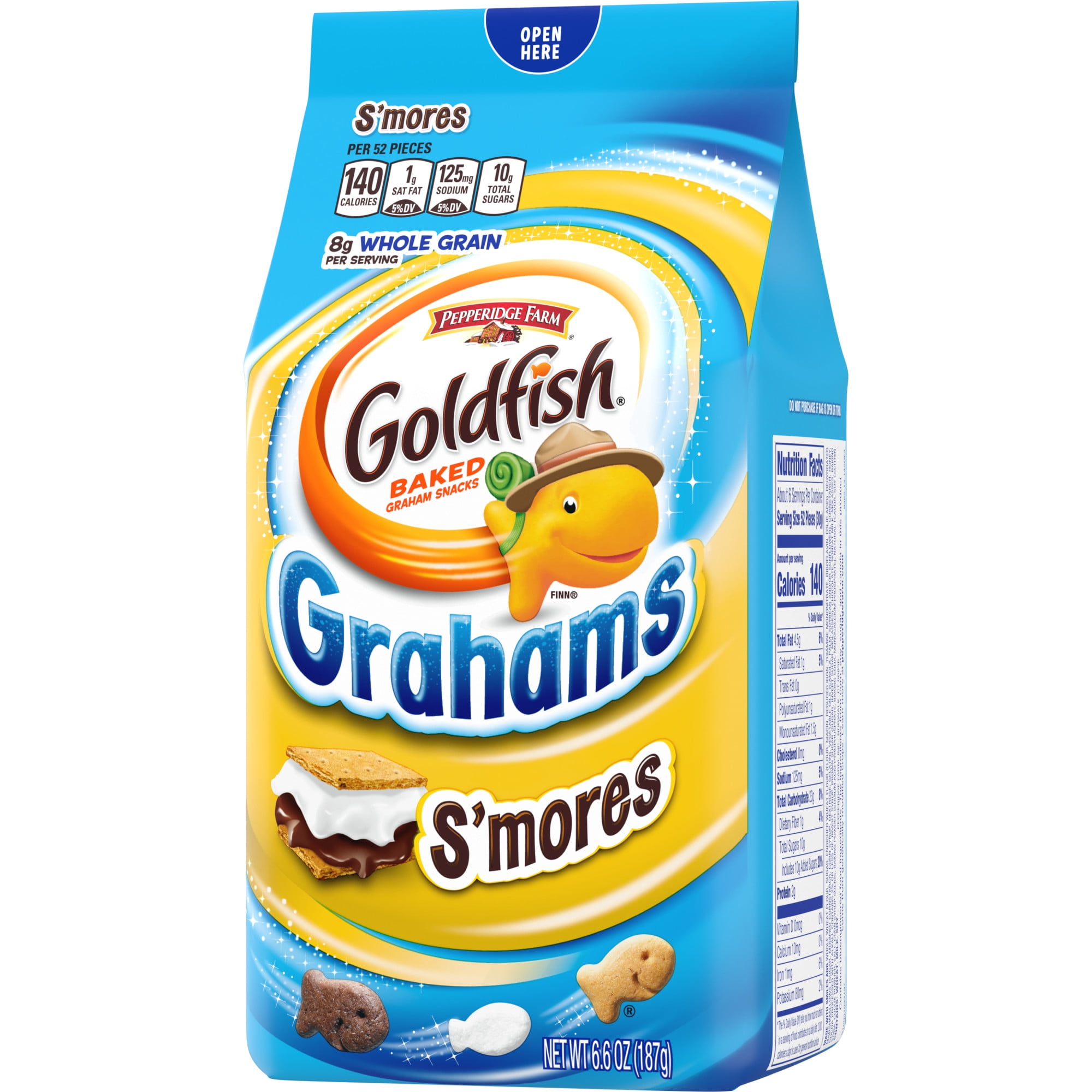 GOLDFISH GRAHAMS S'MORES SNACK CRACKERS 6.6 OZ BAG FOR AMERIKASEPETIM