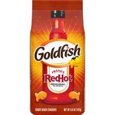 Goldfish Crackers Franks RedHot Snack Crackers 6.6 oz Bag for Spicy Snacking