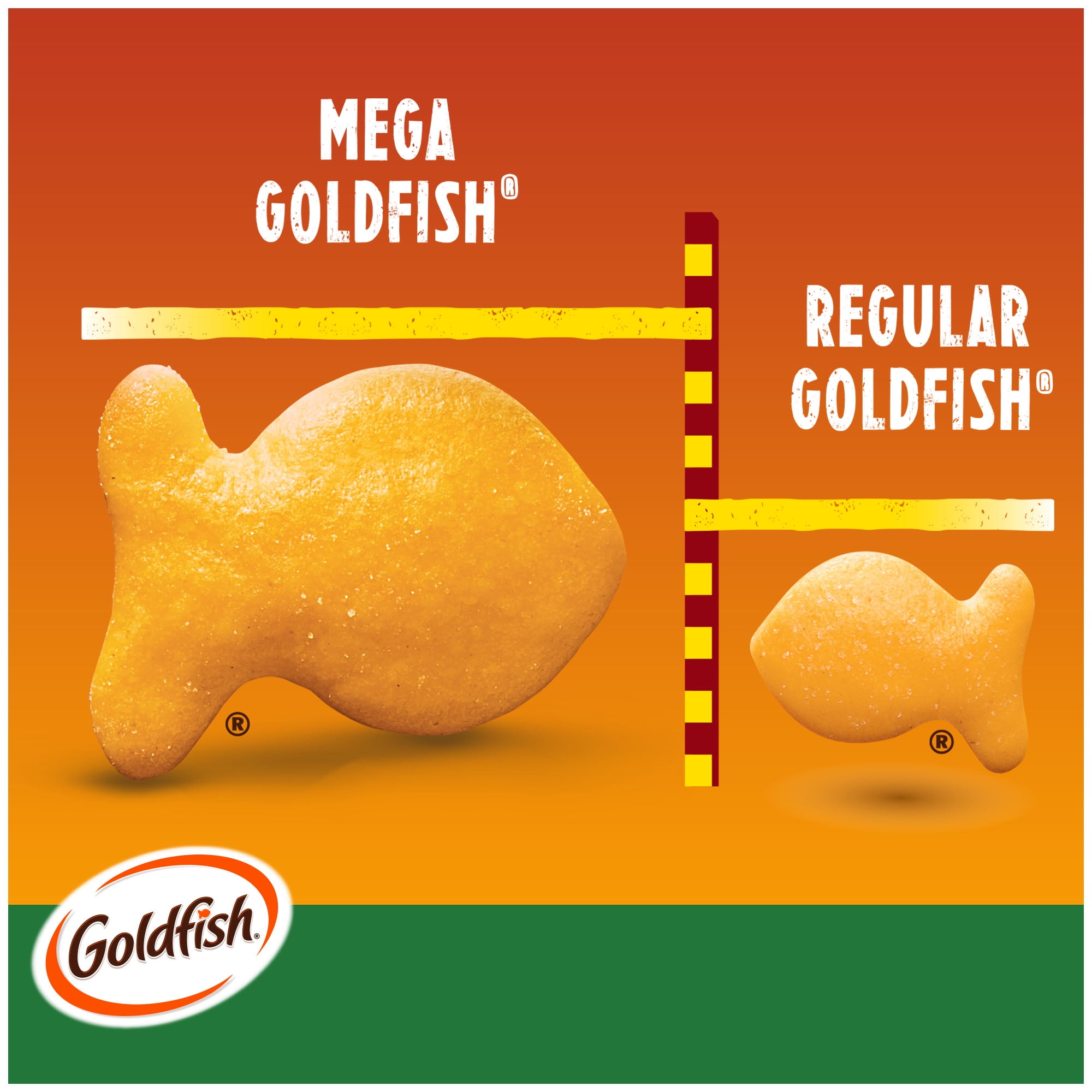 Goldfish Mega Bites Cheddar Jalapeno Crackers 5.9 oz Bag