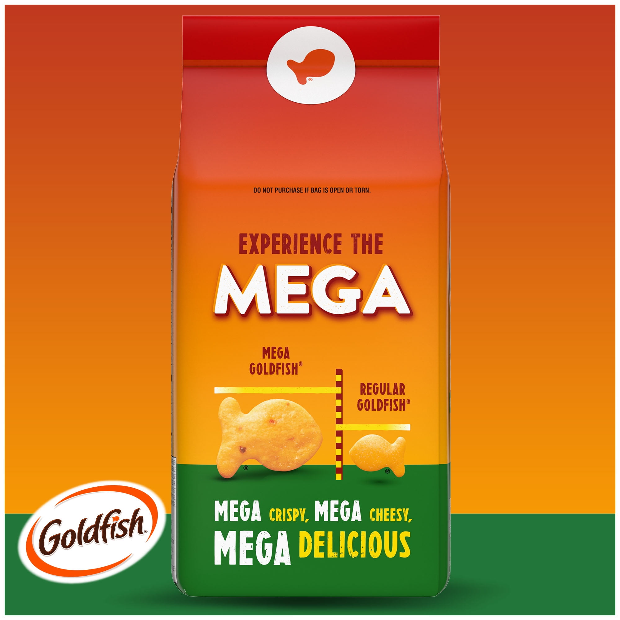 Goldfish Mega Bites Cheddar Jalapeno Crackers 5.9 oz Bag