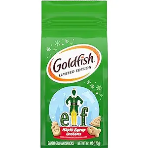 Goldfish Elf Maple Syrup Graham Crackers Snack Crackers 6.1 Oz Bag