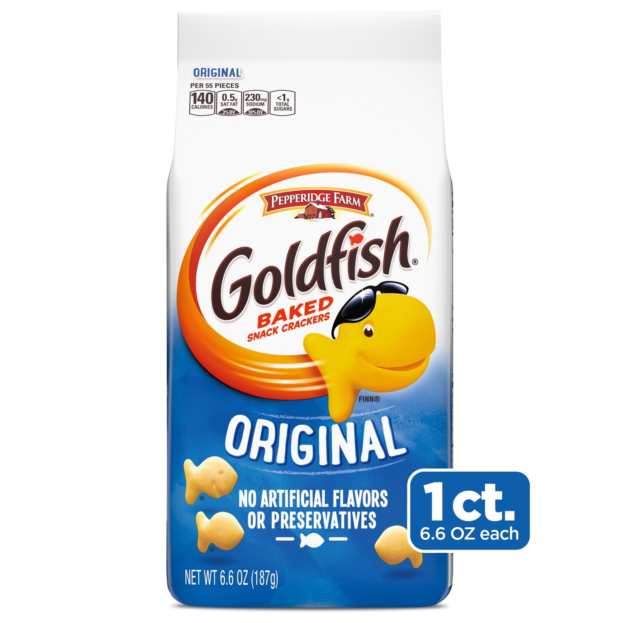 Goldfish Original Snack Crackers 6.6 oz 1PACK